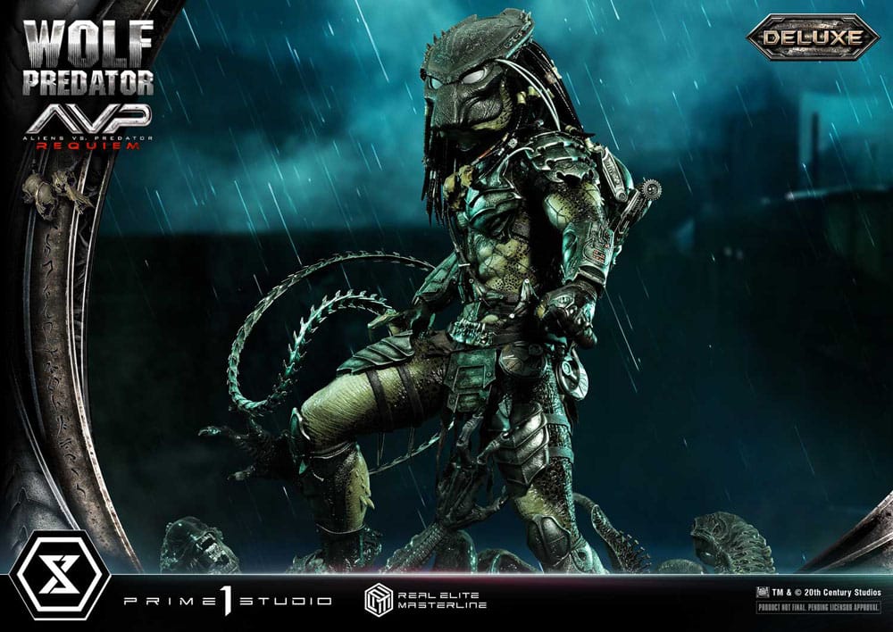 Alien vs. Predator Real Elite Masterline Series Statue 1/3 Requiem Wolf Predator Deluxe Ver. 95 cm - Prime 1 Studio Statues