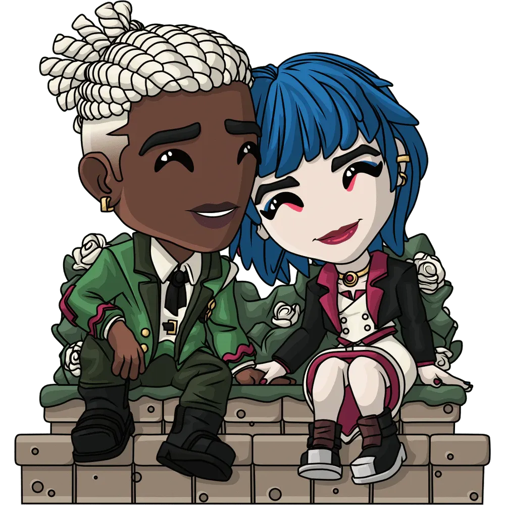 Arcane: Ekko and Powder: Vinyl Figure: YouTooz YouTooz