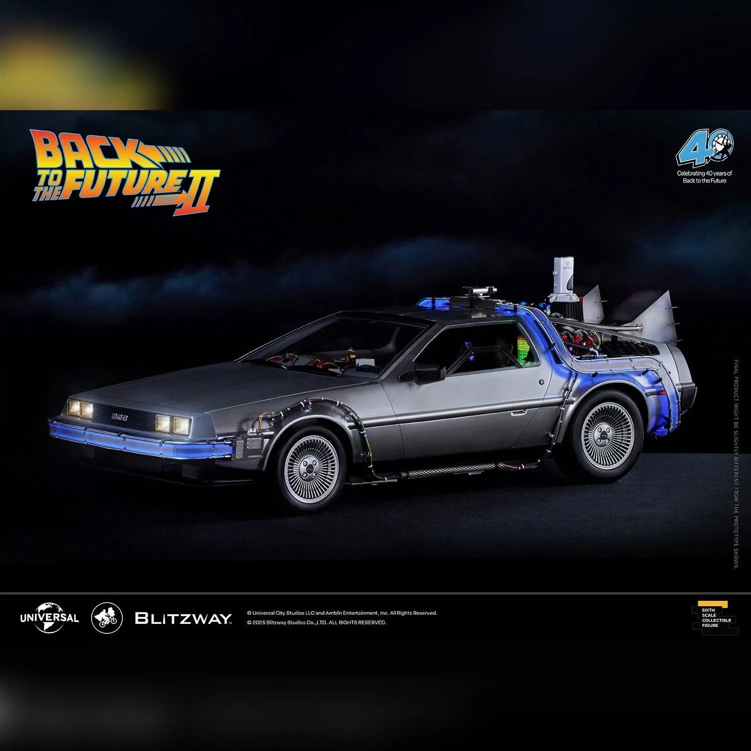 Back to the Future Part II: DeLorean Time Machine: Blitzway Blitzway