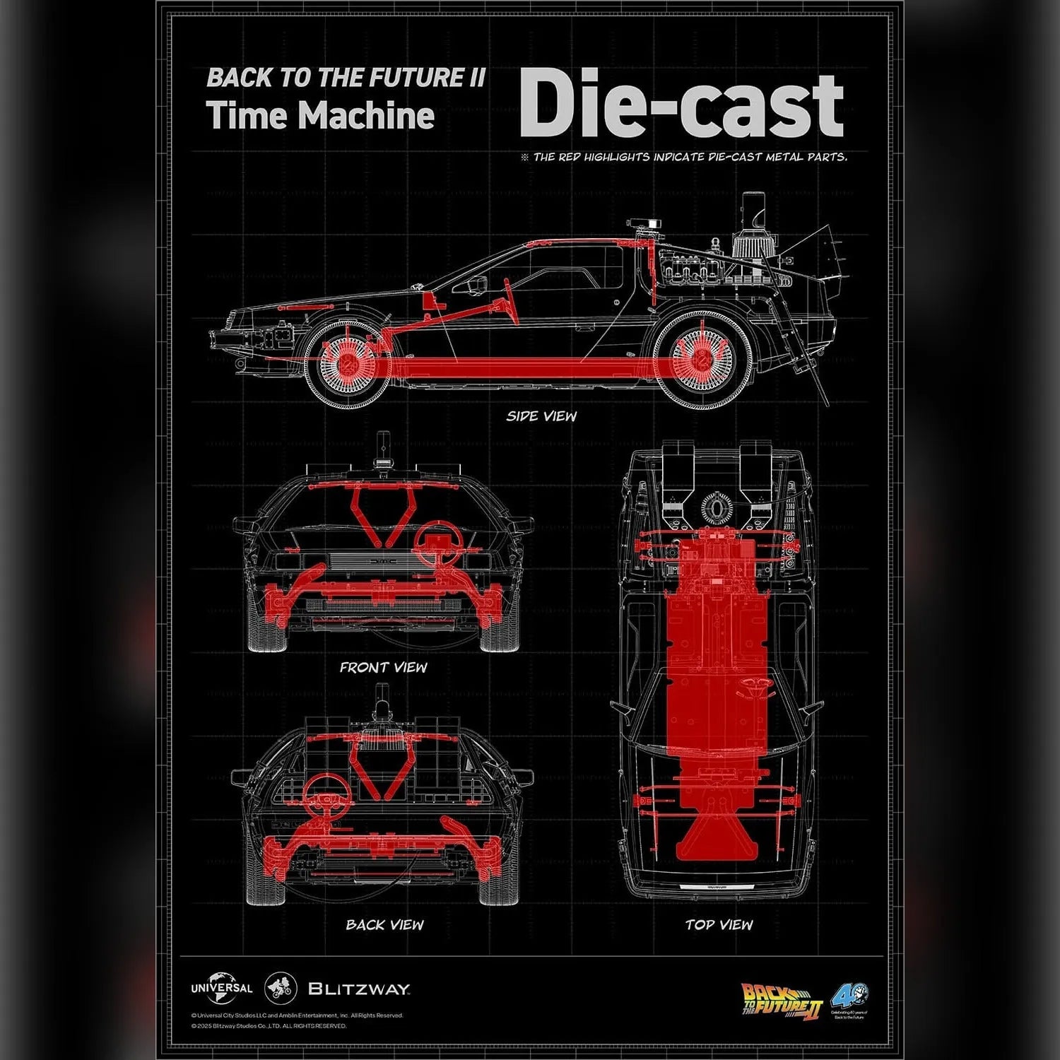 Back to the Future Part II: DeLorean Time Machine: Blitzway Blitzway