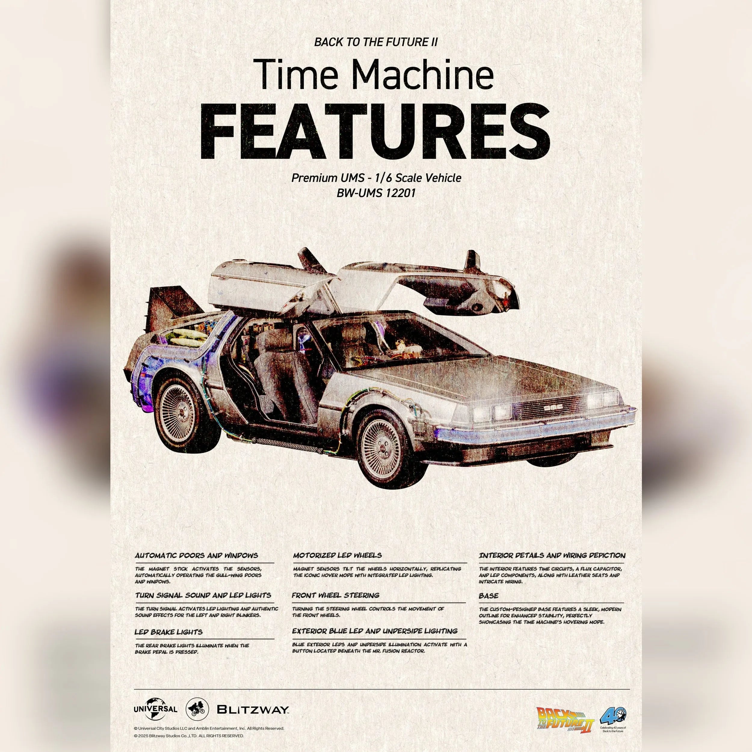 Back to the Future Part II: DeLorean Time Machine: Blitzway Blitzway