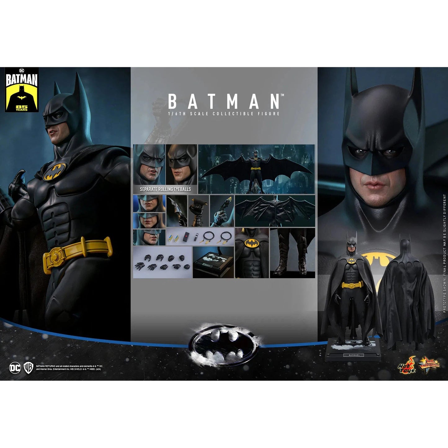 Batman Returns: Batman: MMS769 - Hot Toys Action Figures