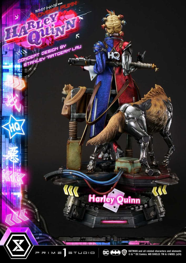 Batman Ultimate Premium Masterline Series Statue Cyberpunk Harley Quinn 60 cm - Prime 1 Studio Statues
