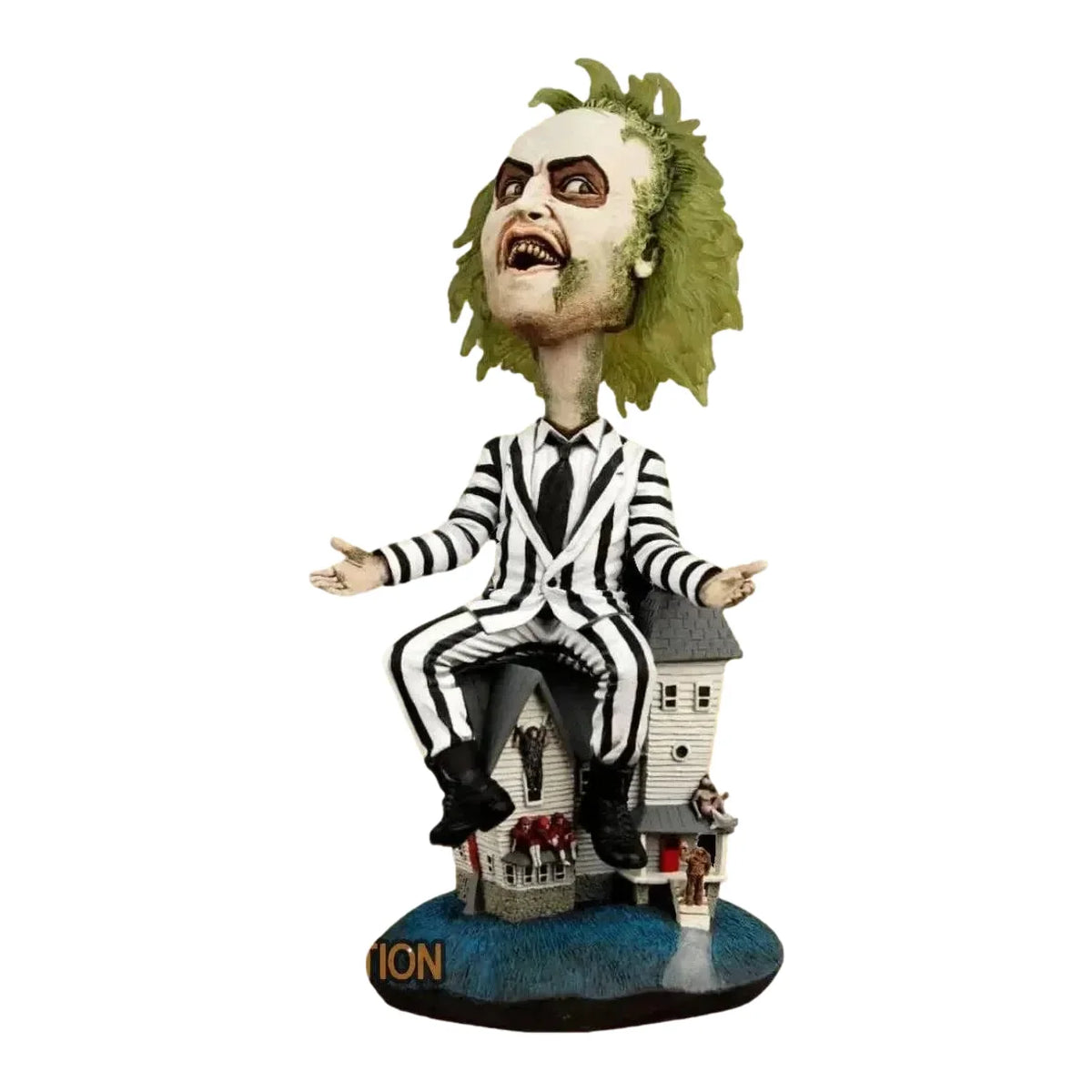 Beetlejuice (1988): Beetlejuice: Striped Suit: Head Knocker - Neca Bobbleheads