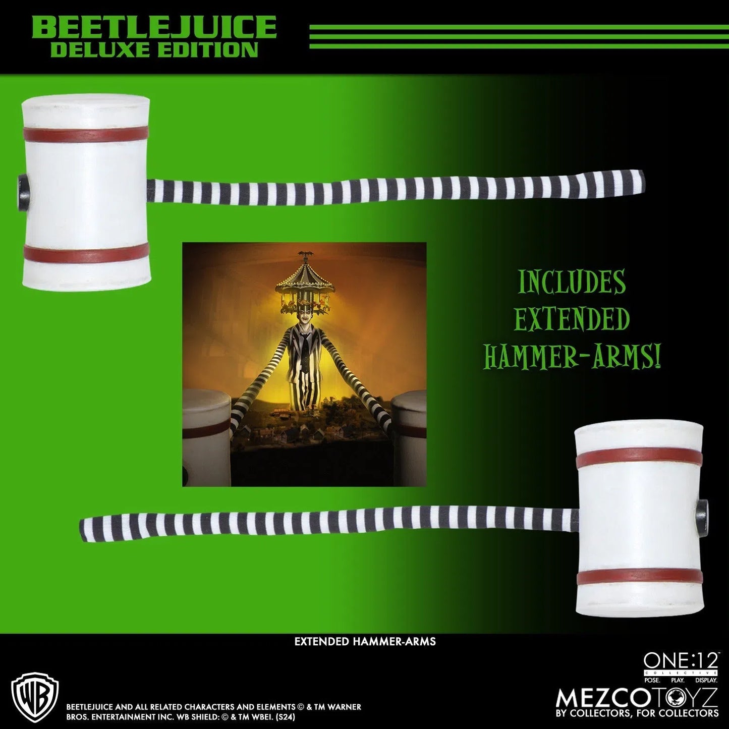 Bettlejuice: 1988: Beetlejuice: Deluxe: One:12 Collective: Action Figure - Mezco Action Figure