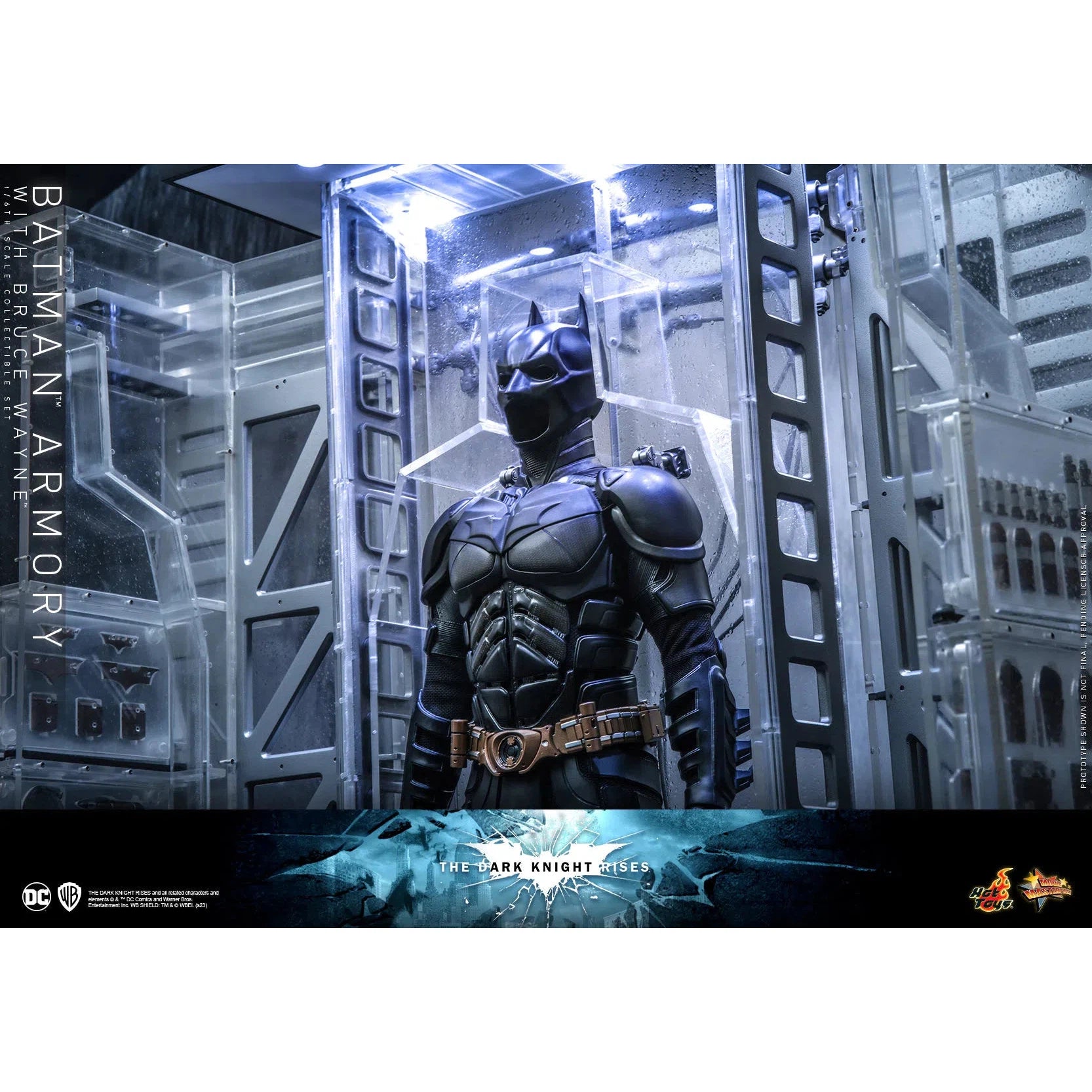 Bruce Wayne With Batman Armory: The Dark Knight Rises Hot Toys