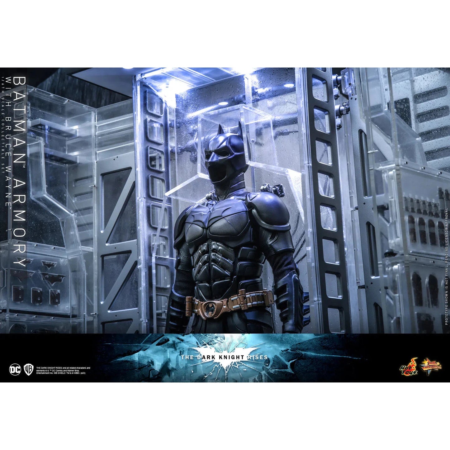 Bruce Wayne With Batman Armory: The Dark Knight Rises Hot Toys