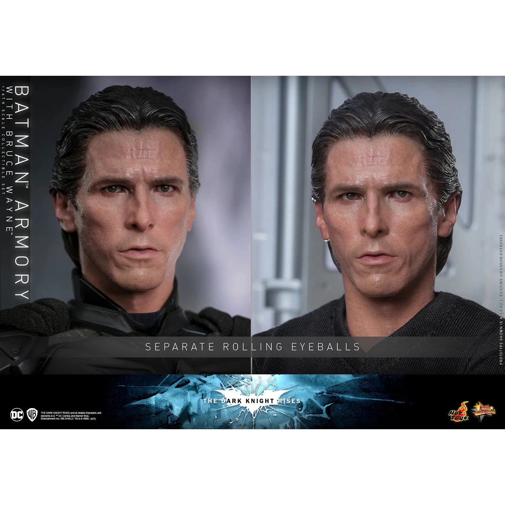 Bruce Wayne With Batman Armory: The Dark Knight Rises Hot Toys