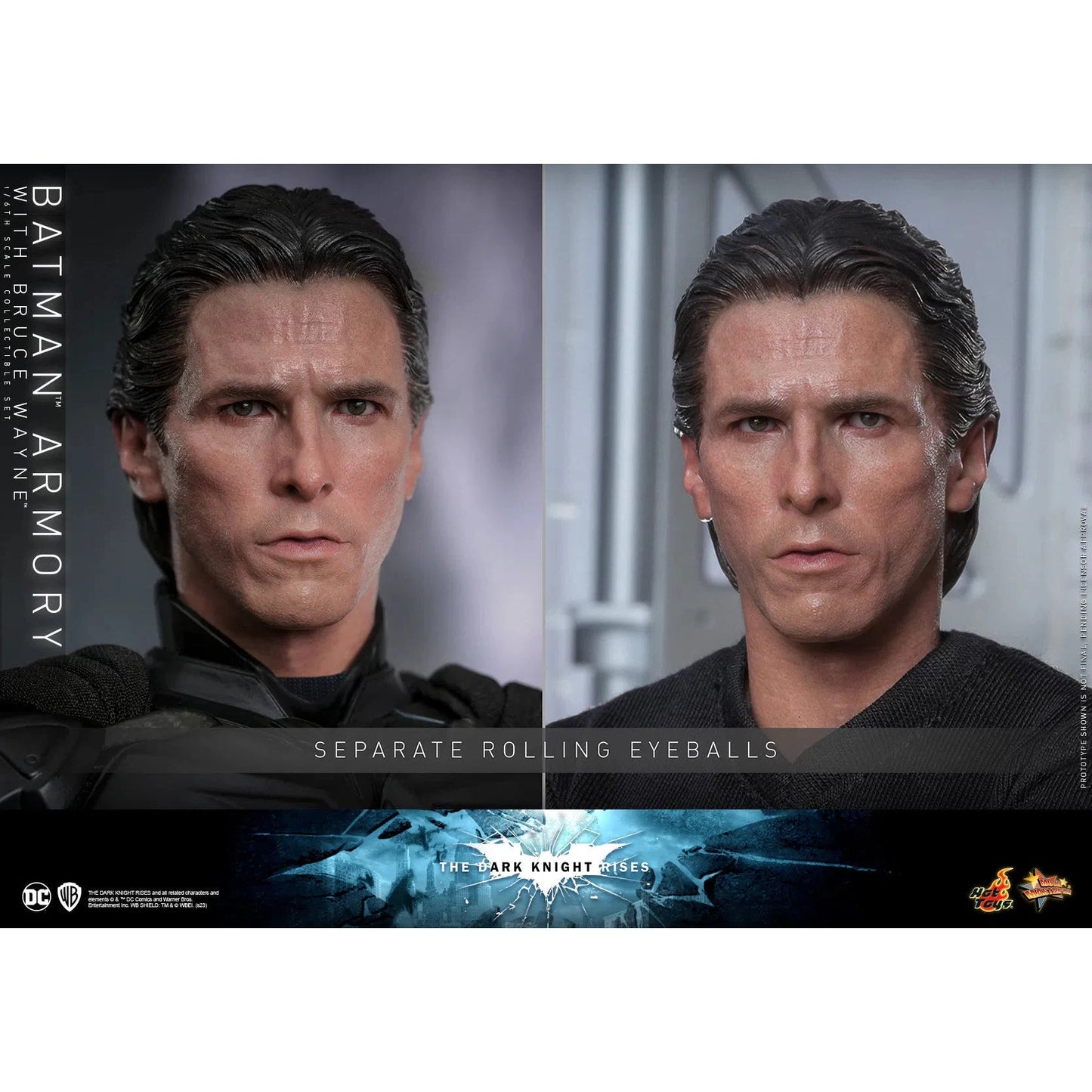 Bruce Wayne With Batman Armory: The Dark Knight Rises Hot Toys