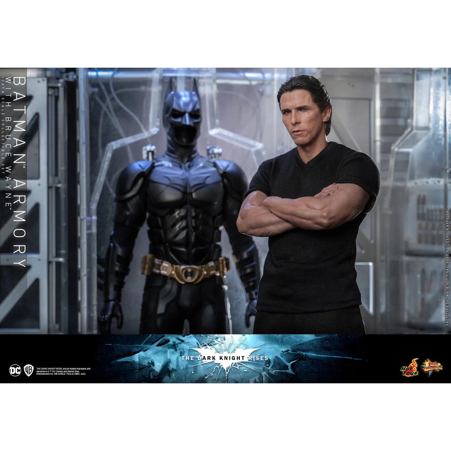 Bruce Wayne With Batman Armory: The Dark Knight Rises Hot Toys
