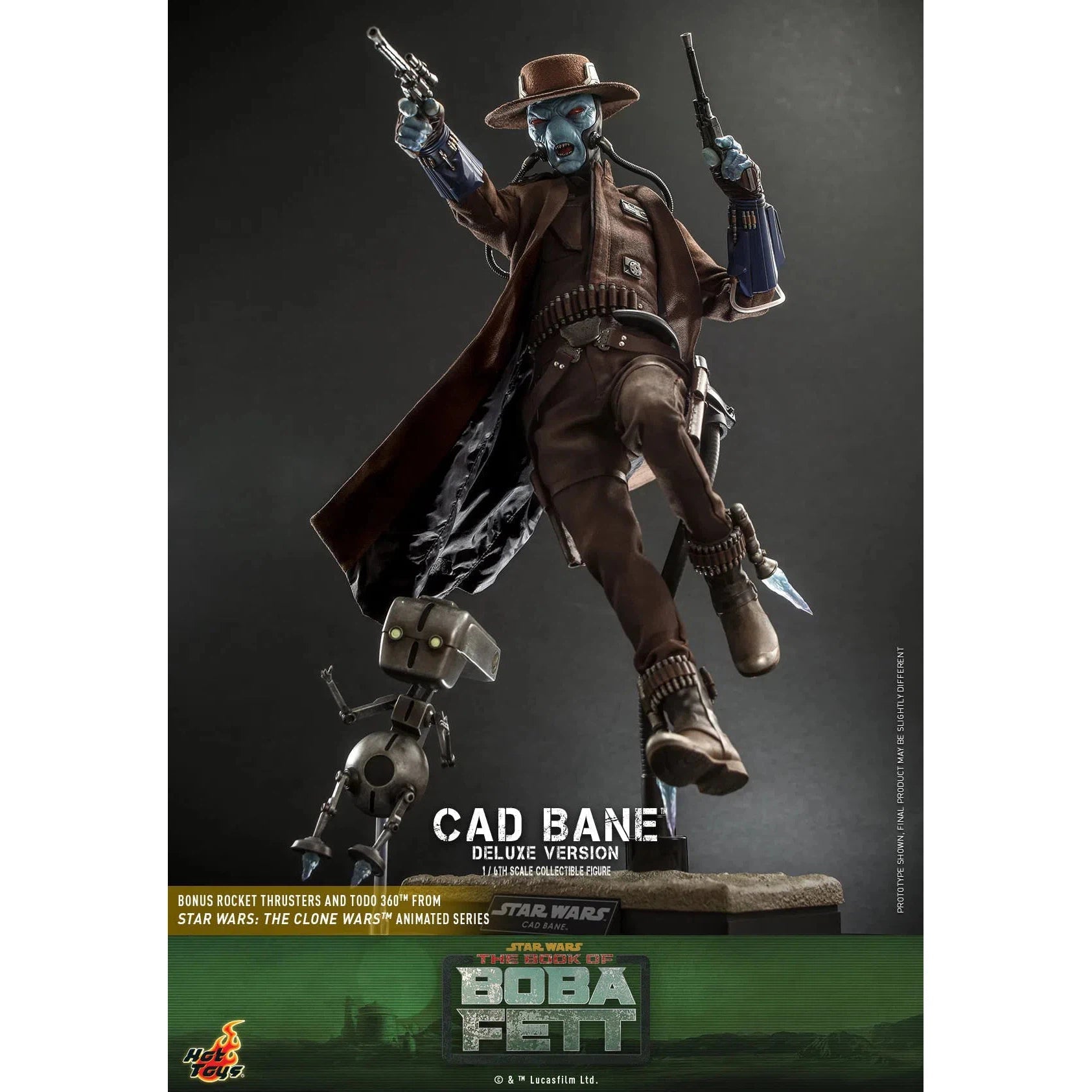 Cad Bane: Star Wars: The Book Of Boba Fett: Deluxe: TMS080 Hot Toys