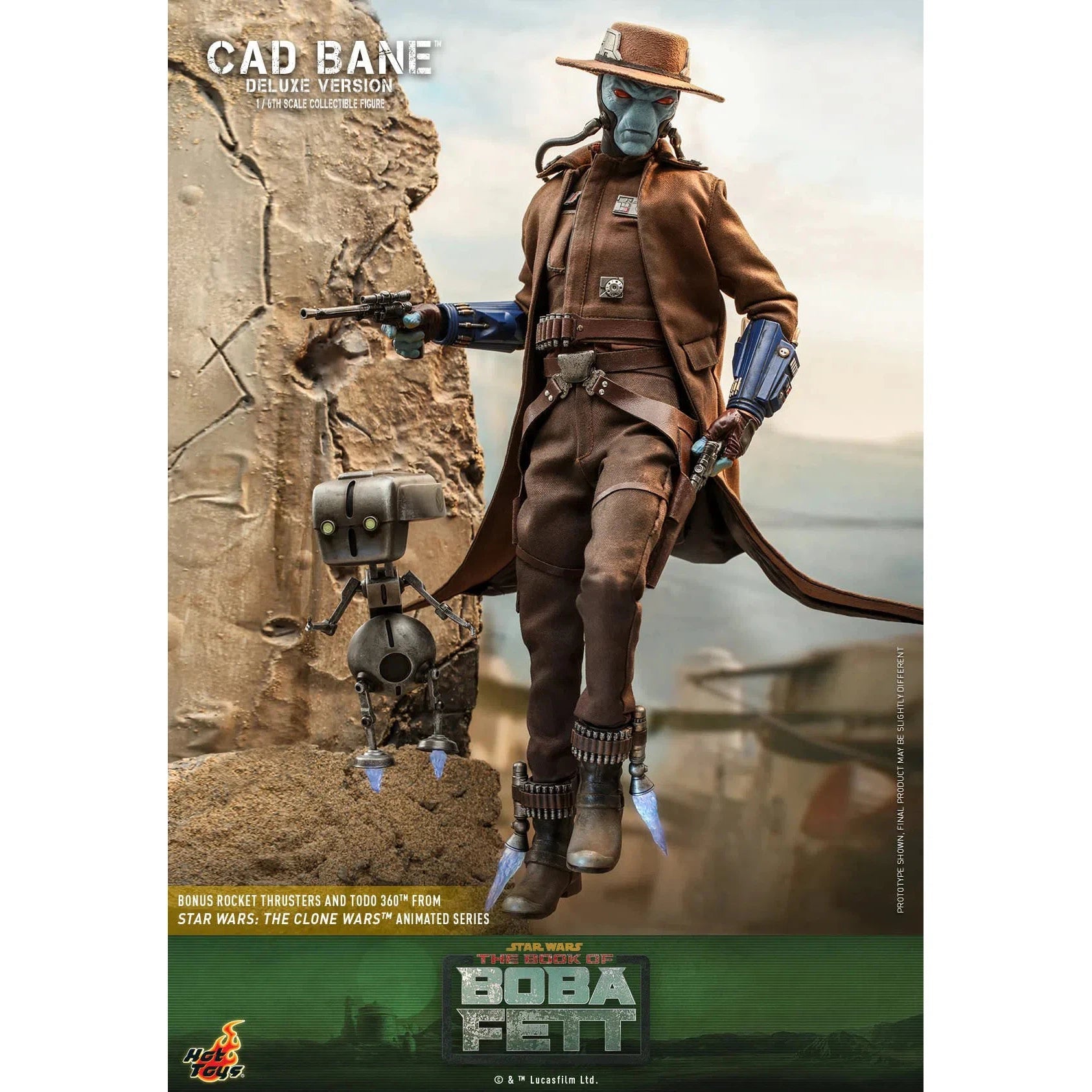 Cad Bane: Star Wars: The Book Of Boba Fett: Deluxe: TMS080 Hot Toys