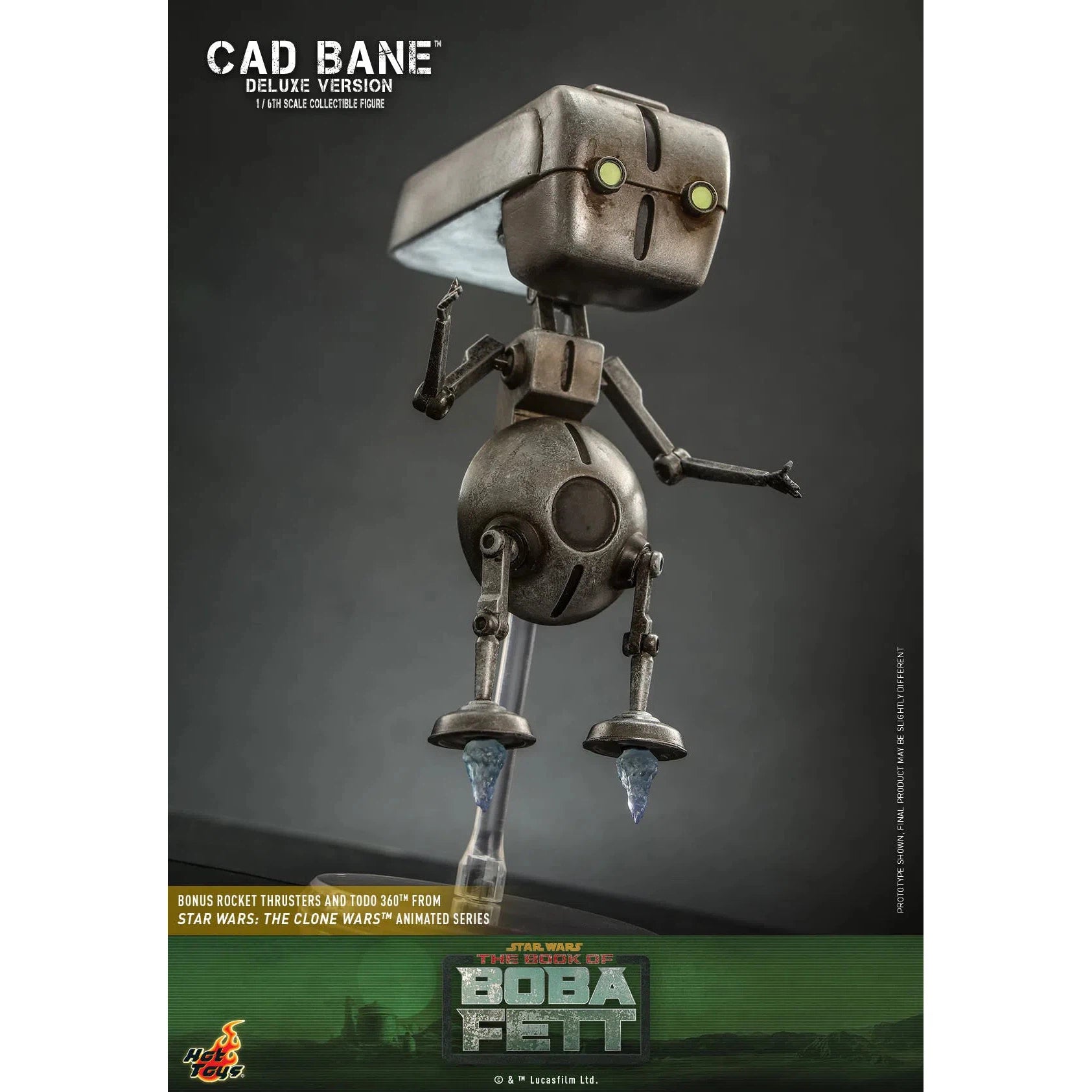Cad Bane: Star Wars: The Book Of Boba Fett: Deluxe: TMS080 Hot Toys