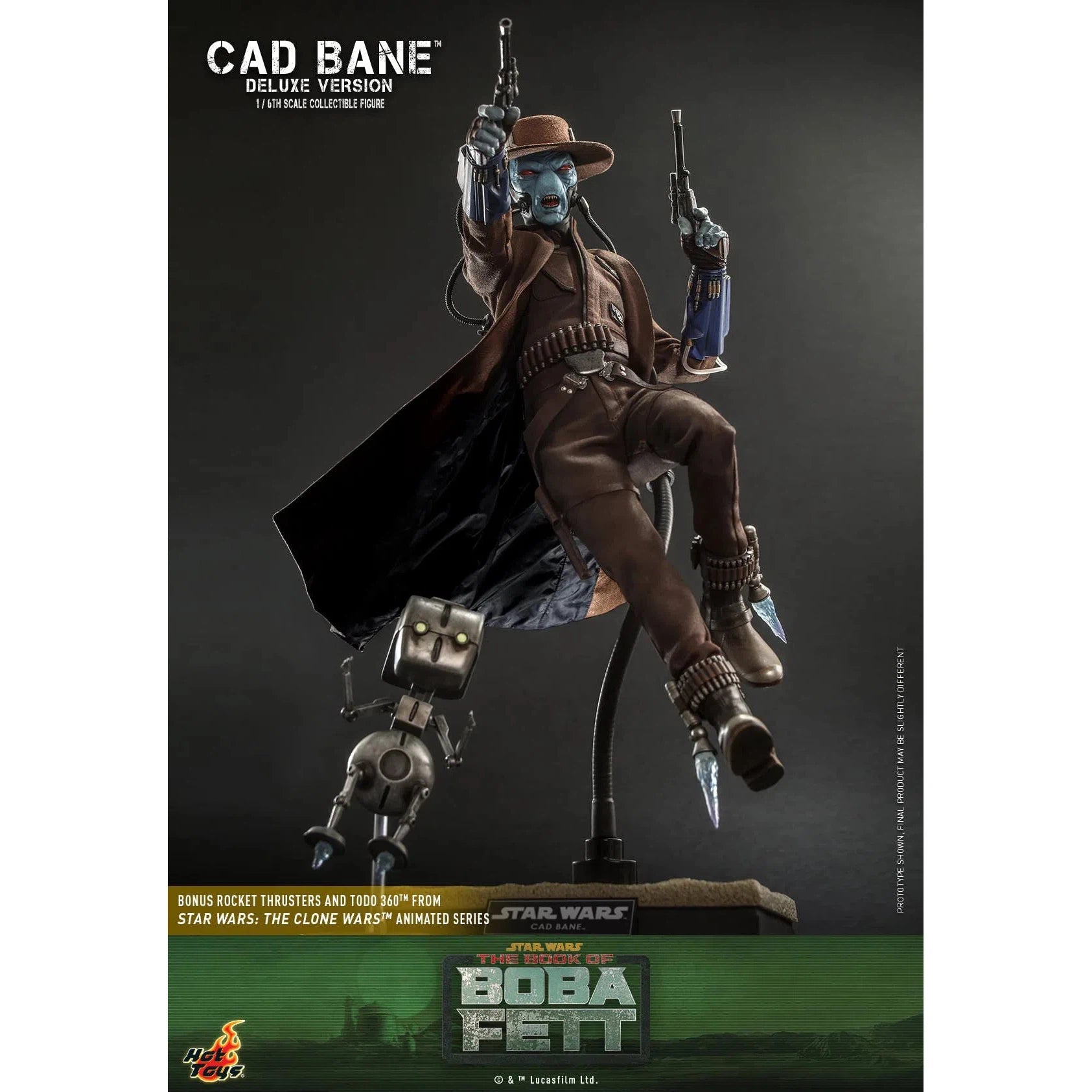 Cad Bane: Star Wars: The Book Of Boba Fett: Deluxe: TMS080 Hot Toys