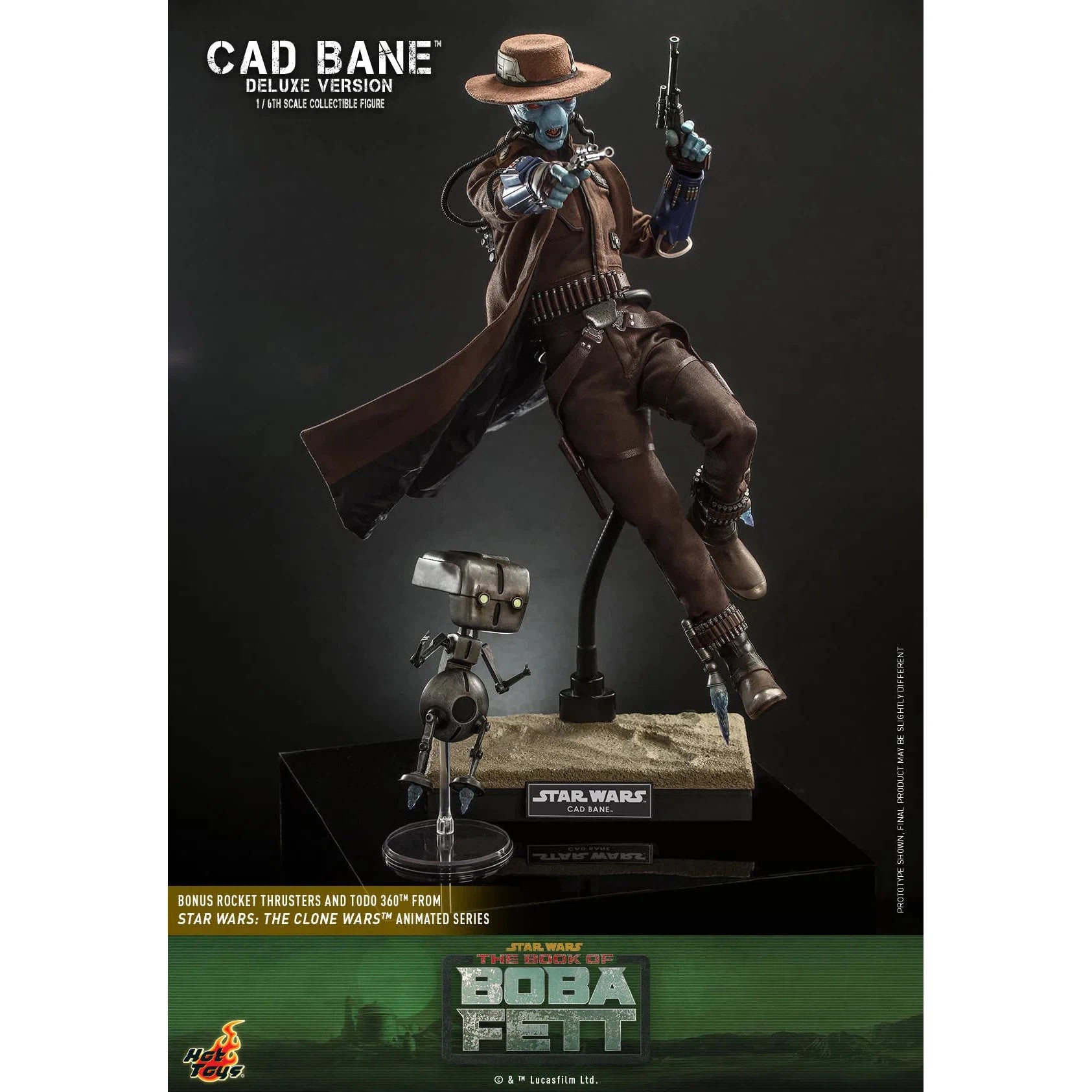 Cad Bane: Star Wars: The Book Of Boba Fett: Deluxe: TMS080 Hot Toys