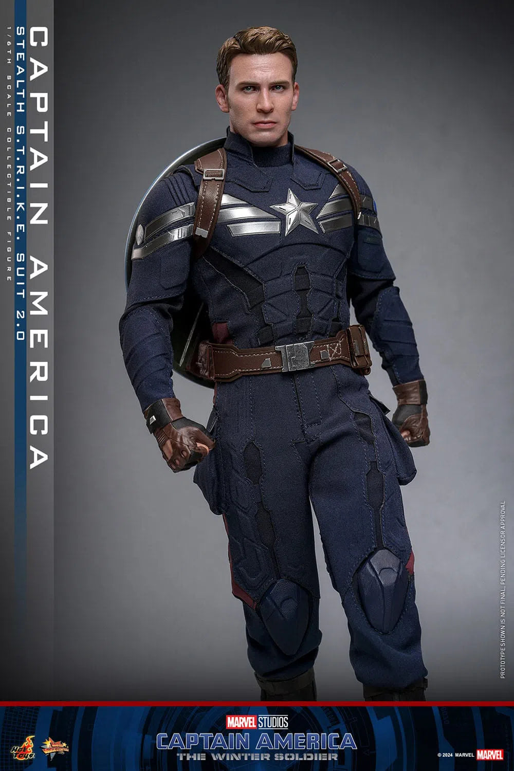 Captain America: The Winter Soldier: Captain America (Stealth S.T.R.I.K.E. Suit): 1/6th Scale Action Figure: Hot Toys Hot Toys