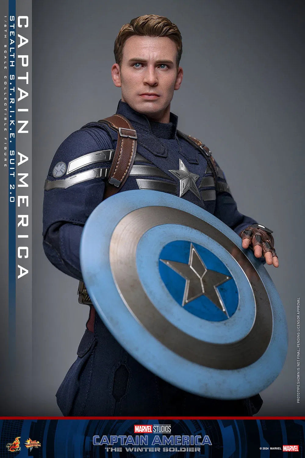 Captain America: The Winter Soldier: Captain America (Stealth S.T.R.I.K.E. Suit): 1/6th Scale Action Figure: Hot Toys Hot Toys