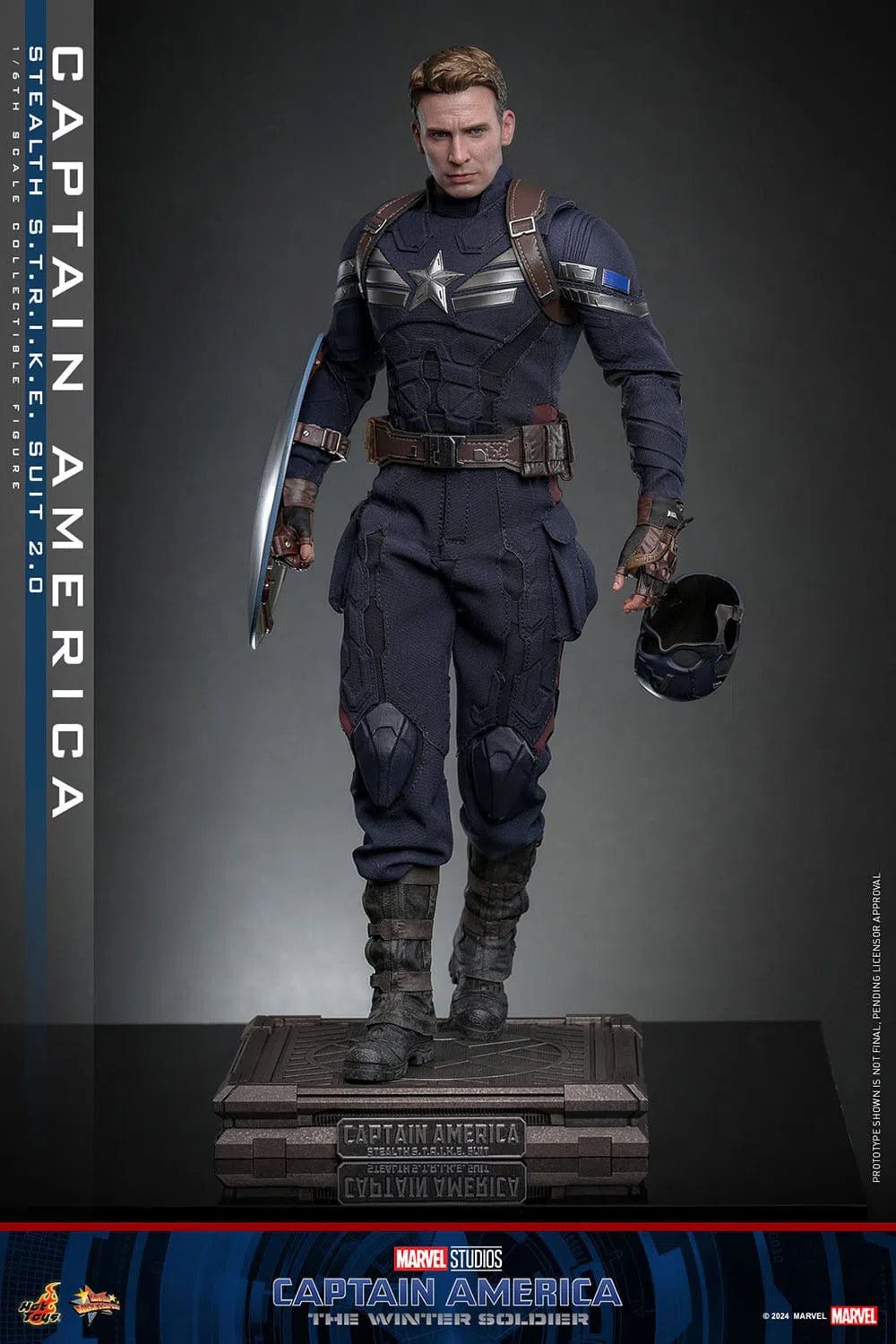 Captain America: The Winter Soldier: Captain America (Stealth S.T.R.I.K.E. Suit): 1/6th Scale Action Figure: Hot Toys Hot Toys