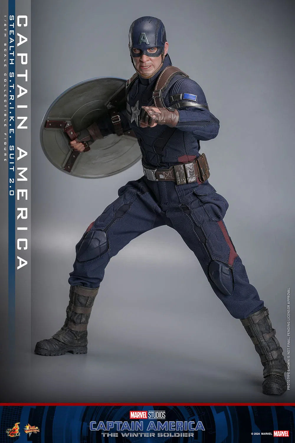 Captain America: The Winter Soldier: Captain America (Stealth S.T.R.I.K.E. Suit): 1/6th Scale Action Figure: Hot Toys Hot Toys