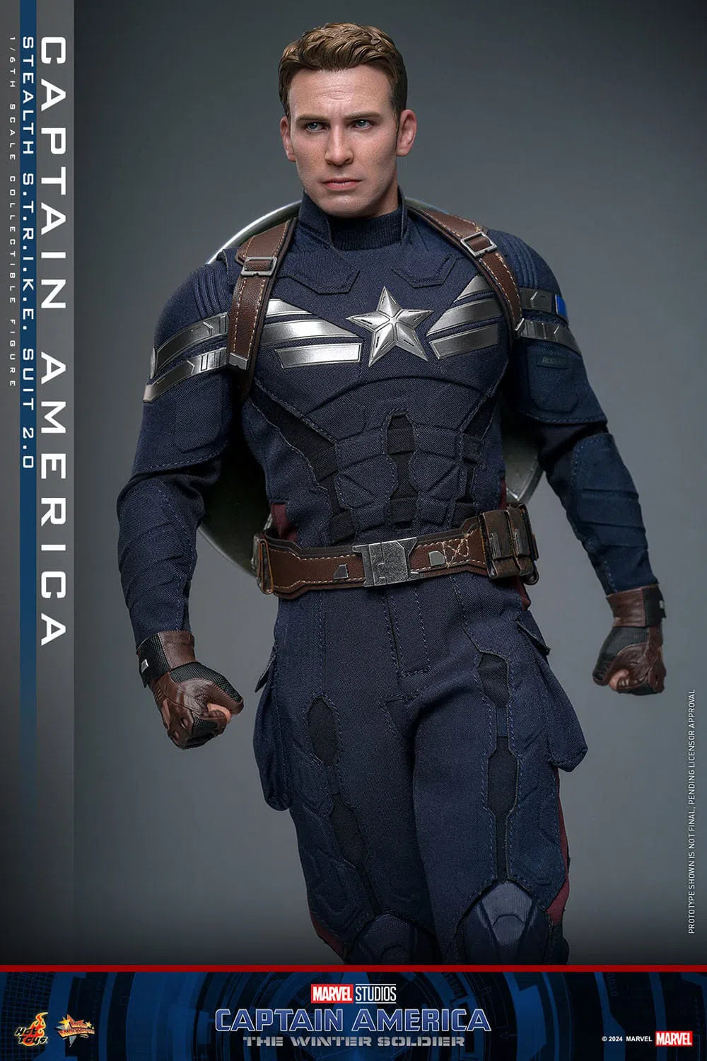 Captain America: The Winter Soldier: Captain America (Stealth S.T.R.I.K.E. Suit): 1/6th Scale Action Figure: Hot Toys Hot Toys