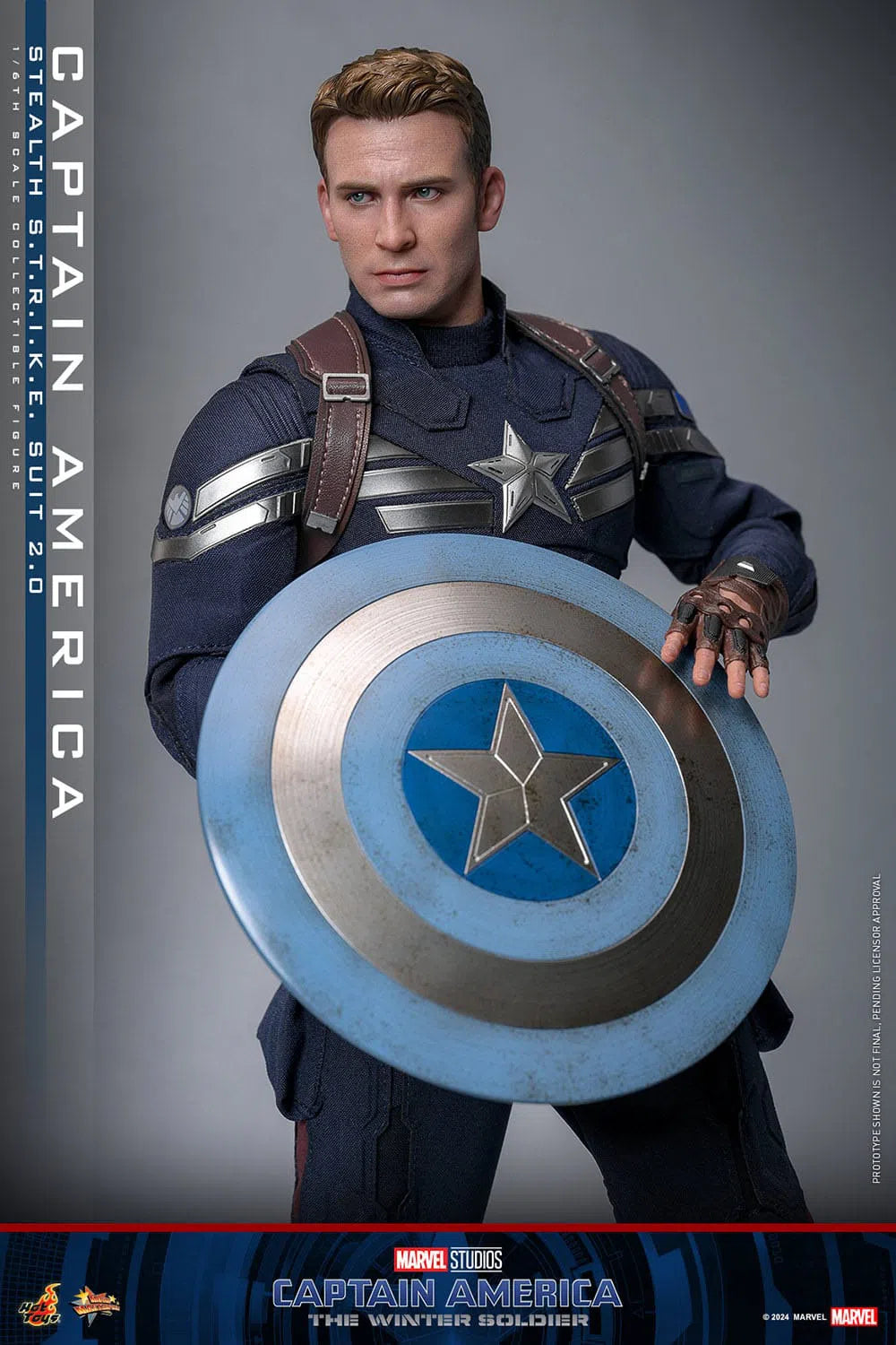 Captain America: The Winter Soldier: Captain America (Stealth S.T.R.I.K.E. Suit): 1/6th Scale Action Figure: Hot Toys Hot Toys
