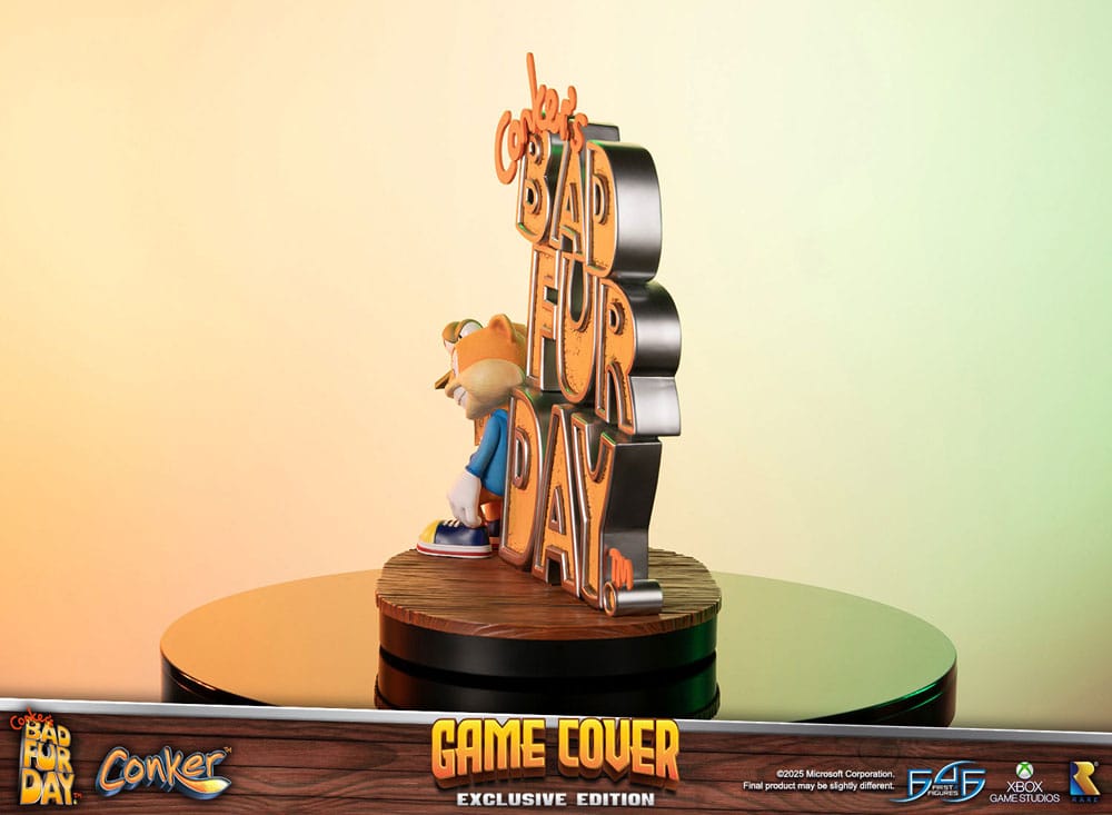 Conker´s Bad Fur Day Statue Game Cover Exclusive Edition 45 cm - First 4 Figures Statues