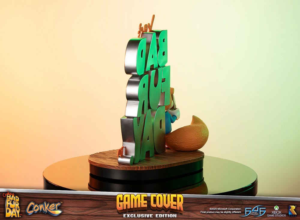 Conker´s Bad Fur Day Statue Game Cover Exclusive Edition 45 cm - First 4 Figures Statues