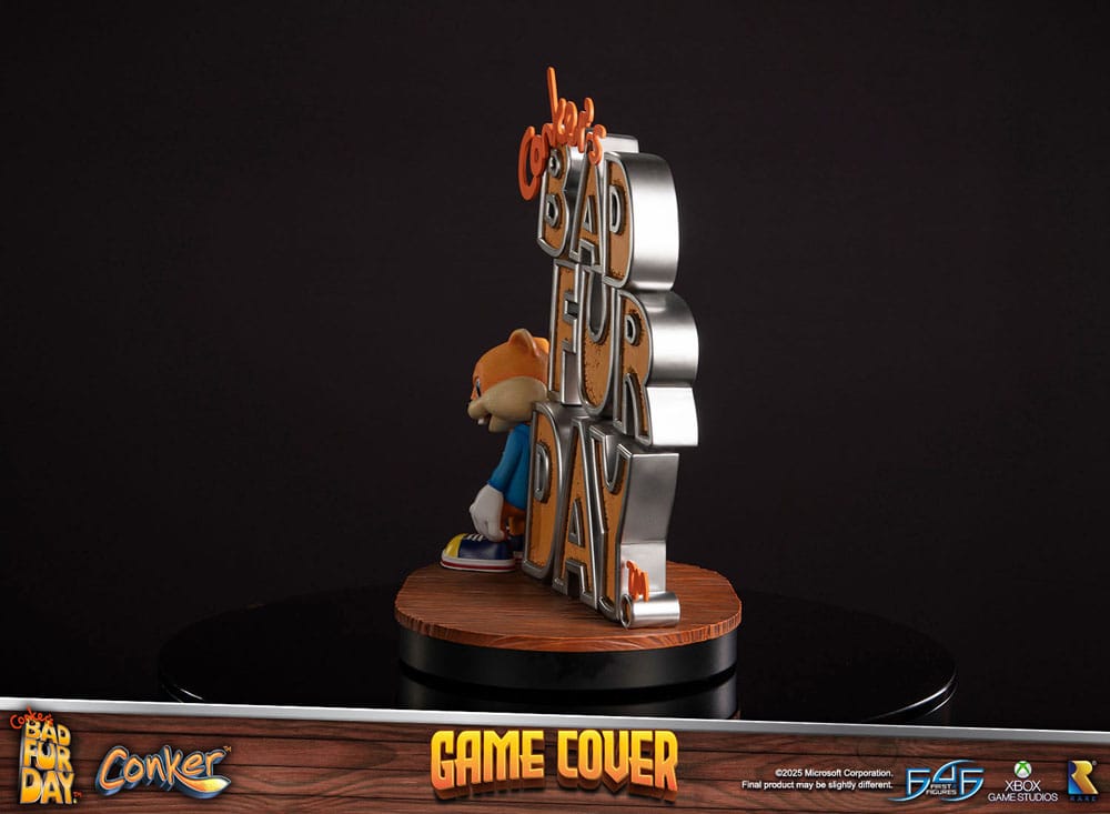 Conker´s Bad Fur Day Statue Game Cover Exclusive Edition 45 cm - First 4 Figures Statues