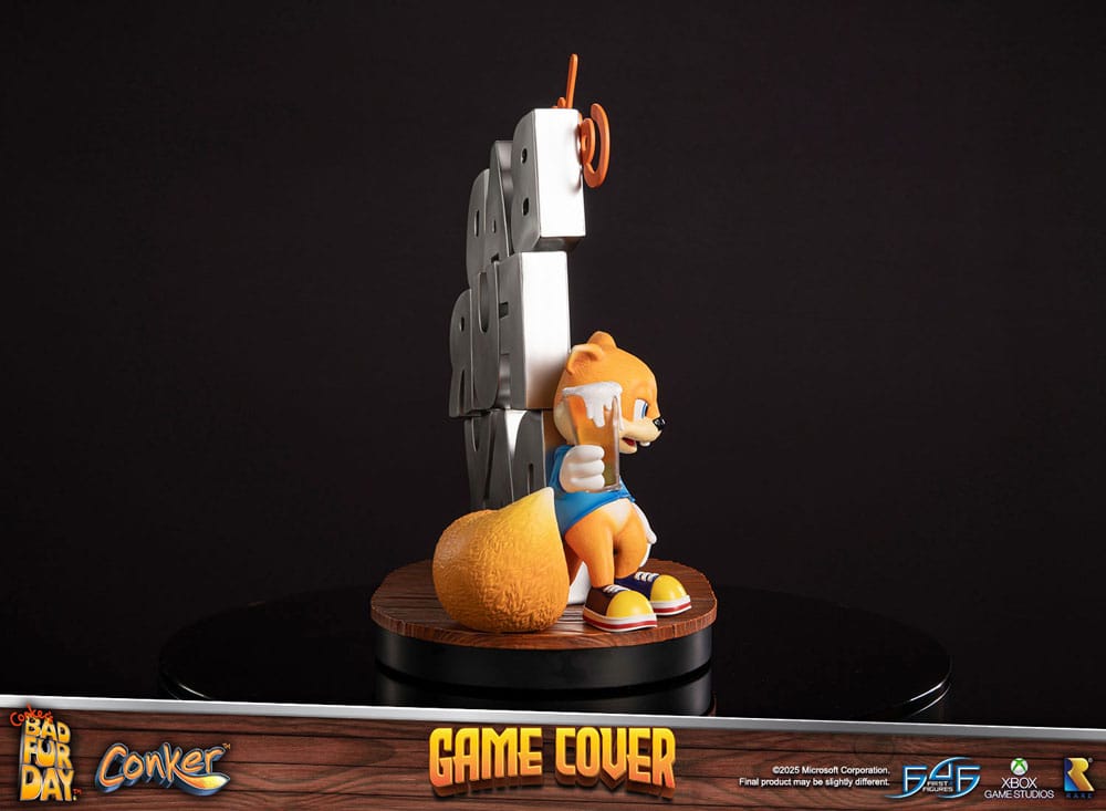 Conker´s Bad Fur Day Statue Game Cover Exclusive Edition 45 cm - First 4 Figures Statues