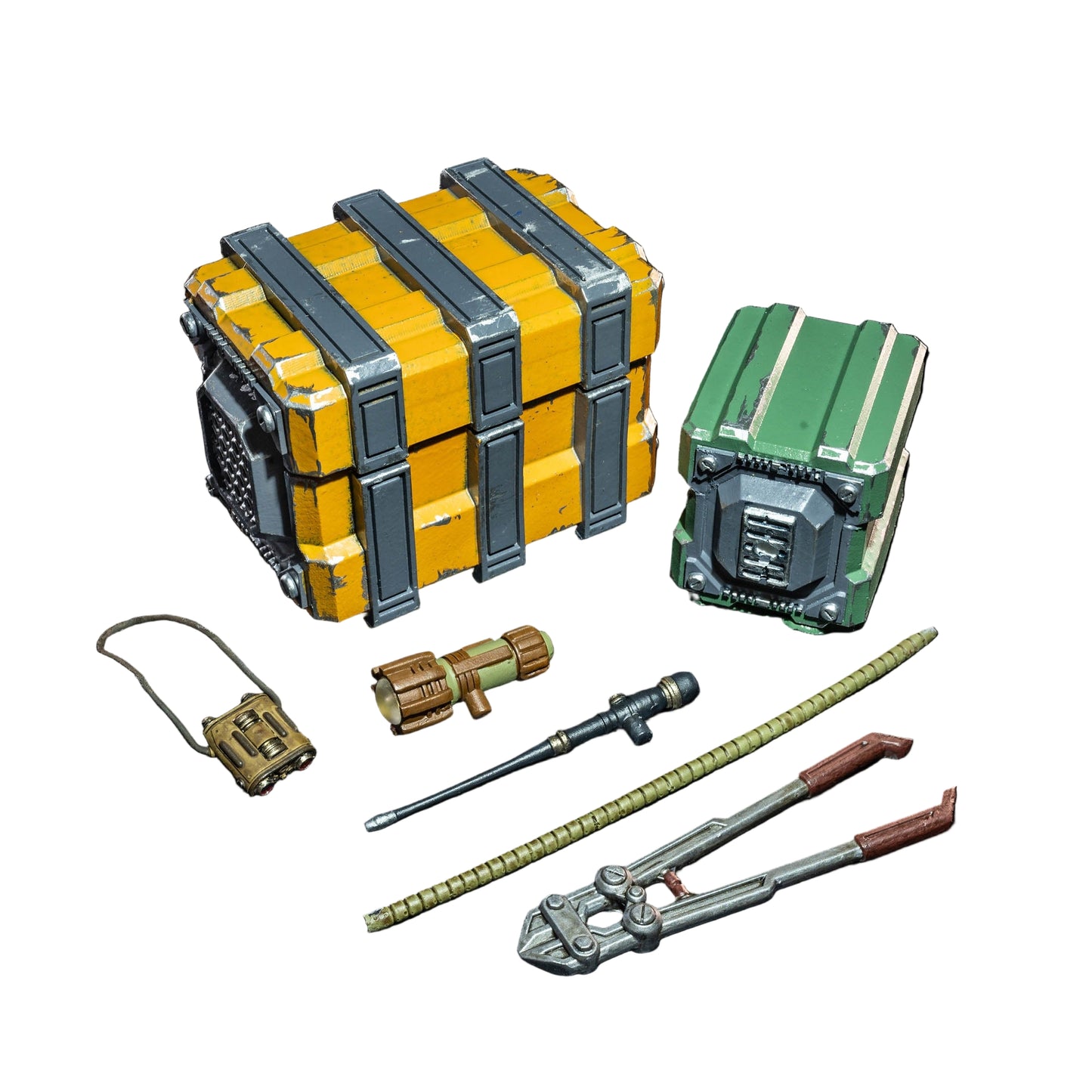 Cosmic Legions: OxKrewe Book Two Harrow Zone Action Figure Accessory Wasteland Survival Set - Four Horsemen Action Figure: Accessories