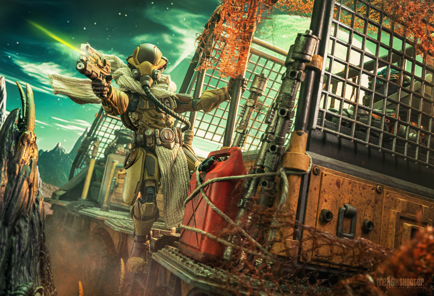 Cosmic Legions: OxKrewe Book Two Harrow Zone Action Figure Hylor Cryn - Four Horsemen Action Figures