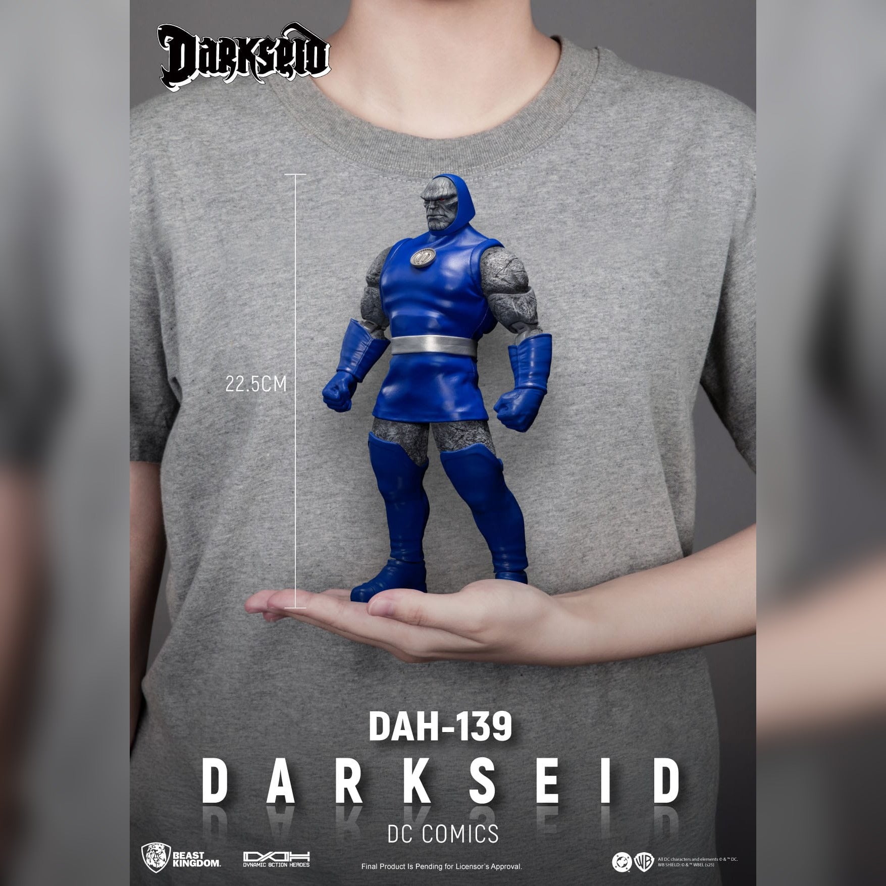 DC Comics: Darkseid: Dynamic 8ction Heroes: DAH-139: Action Figure: 22.5CM Beast Kingdom
