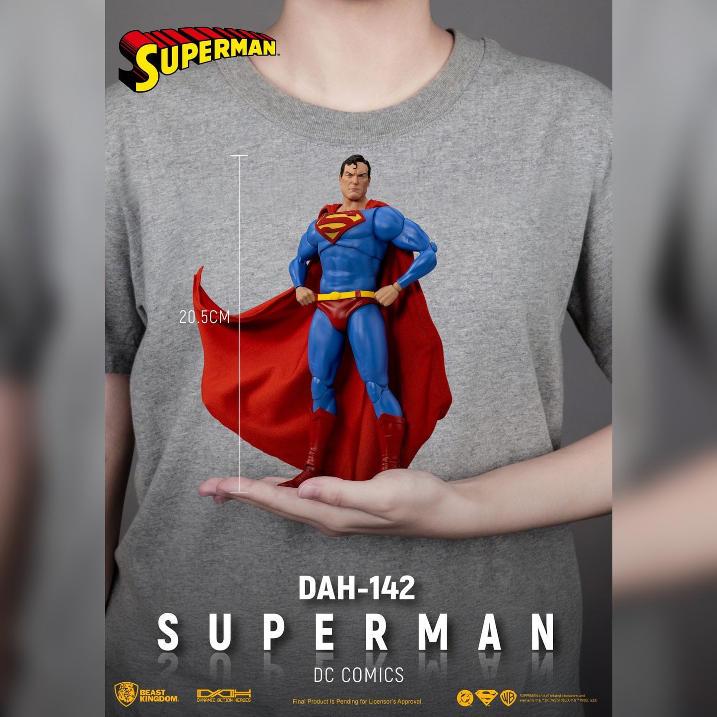 DC Comics: Superman: Dynamic 8ction Heroes: Action Figure - Beast Kingdom Toys Action Figures