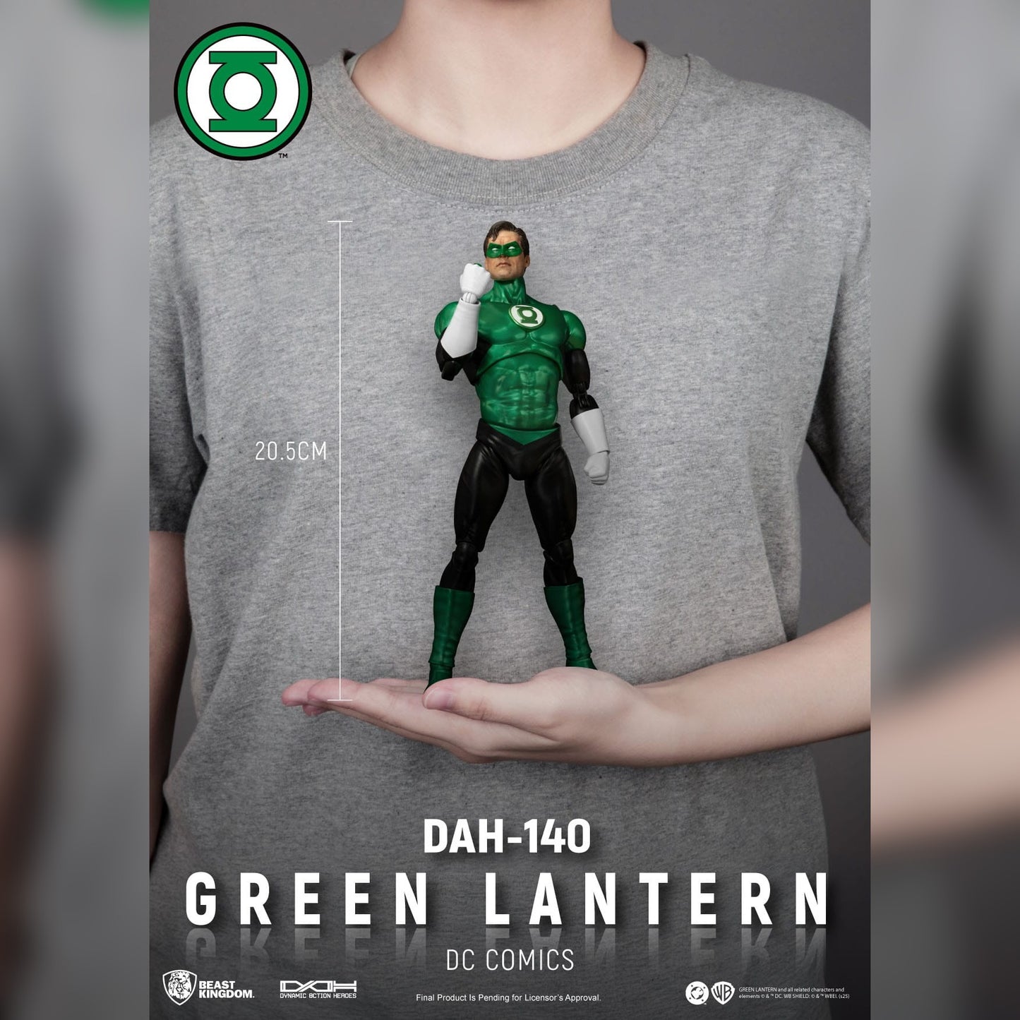 DC Comics: The Green Lantern: Dynamic 8ction Heroes: DAH-140: Action Figure: 20CM - Beast Kingdom Toys Action Figure