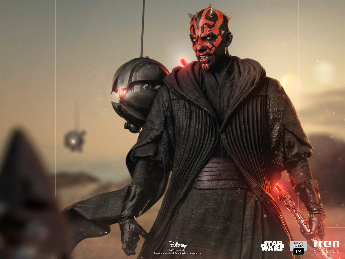Darth Maul: Star Wars: The Phantom Menace: Quarter Scale Statue - Iron Studios Statue