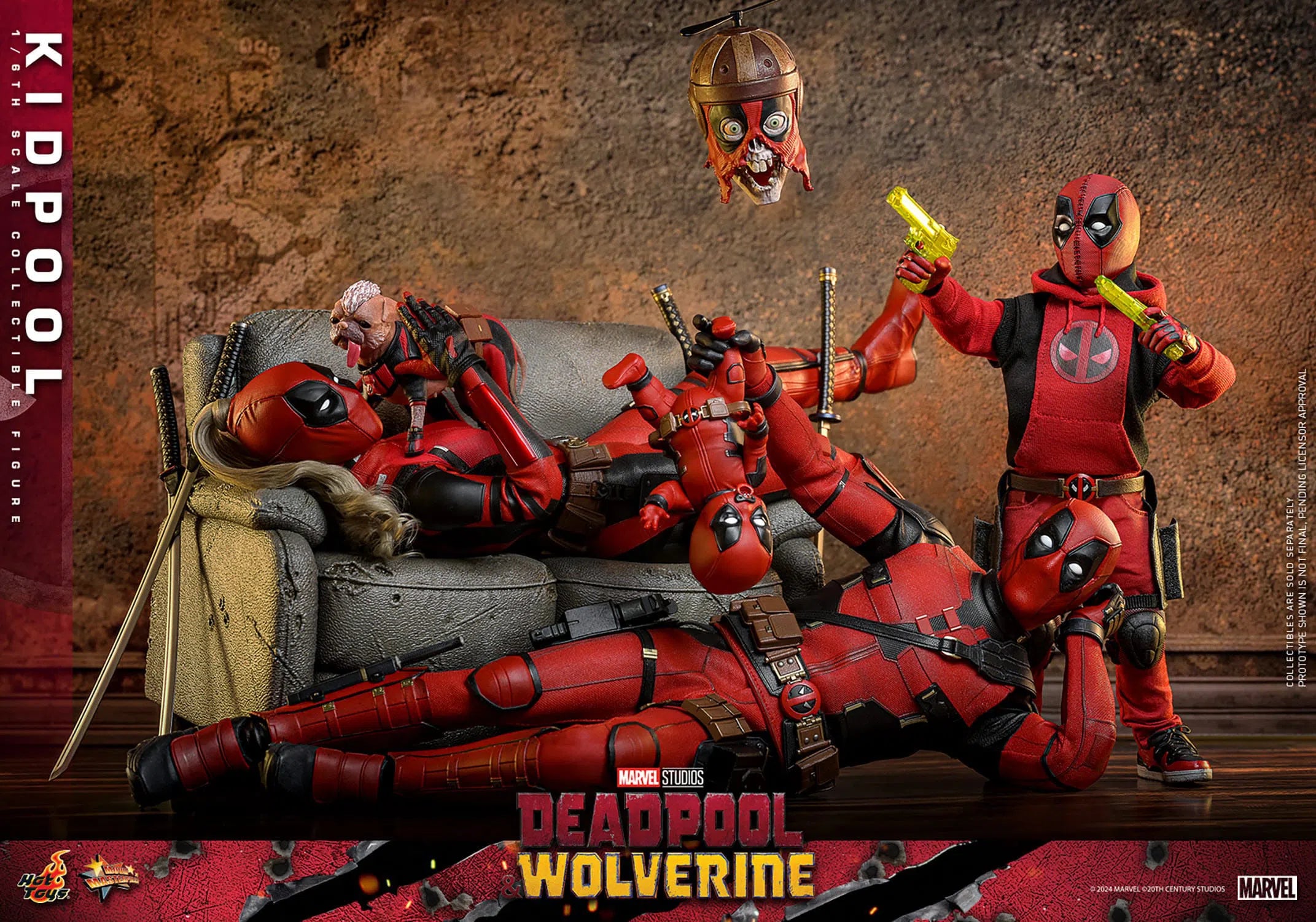 Deadpool & Wolverine: Kidpool: Hot Toys Sideshow
