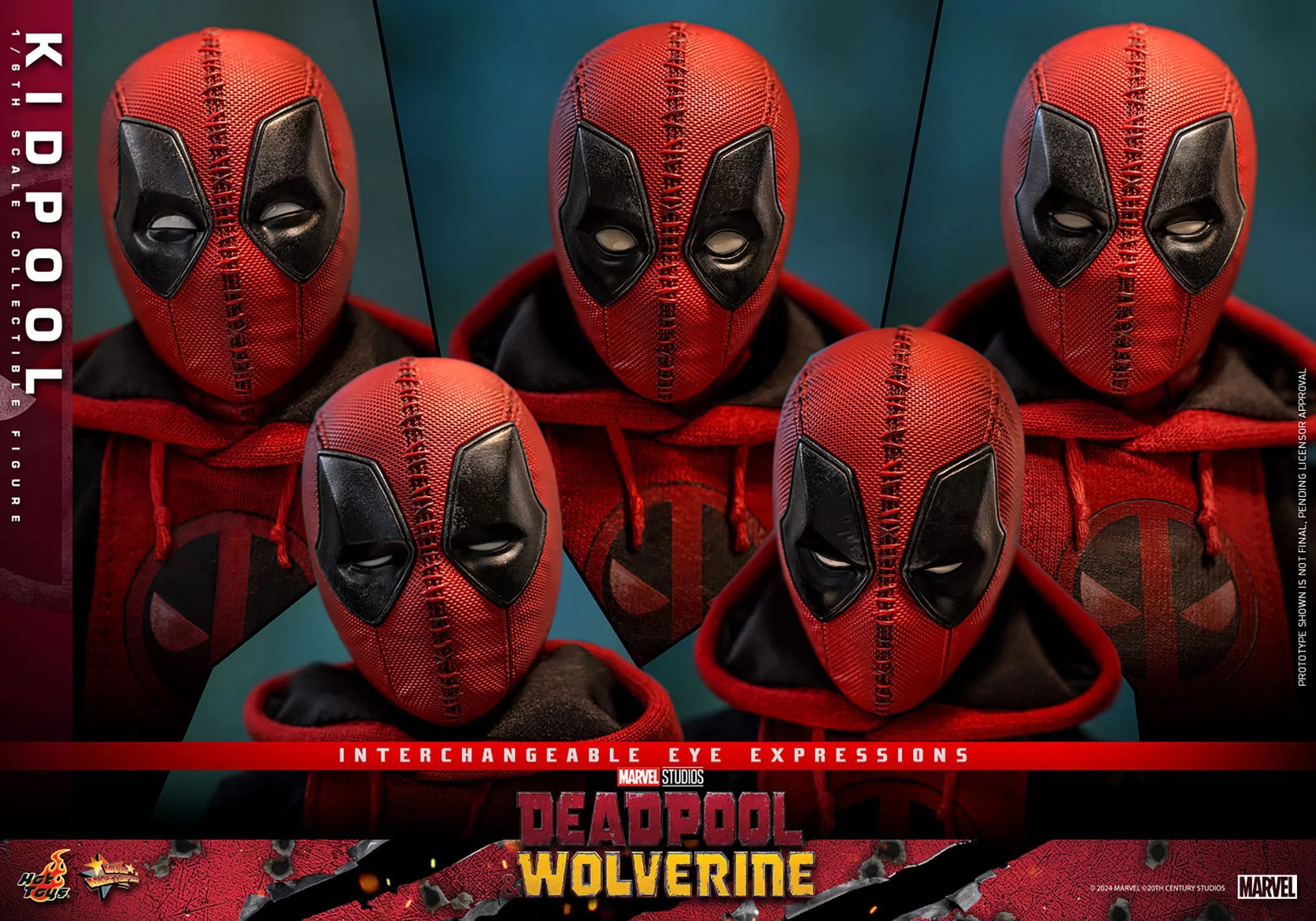 Deadpool & Wolverine: Kidpool: Hot Toys Sideshow