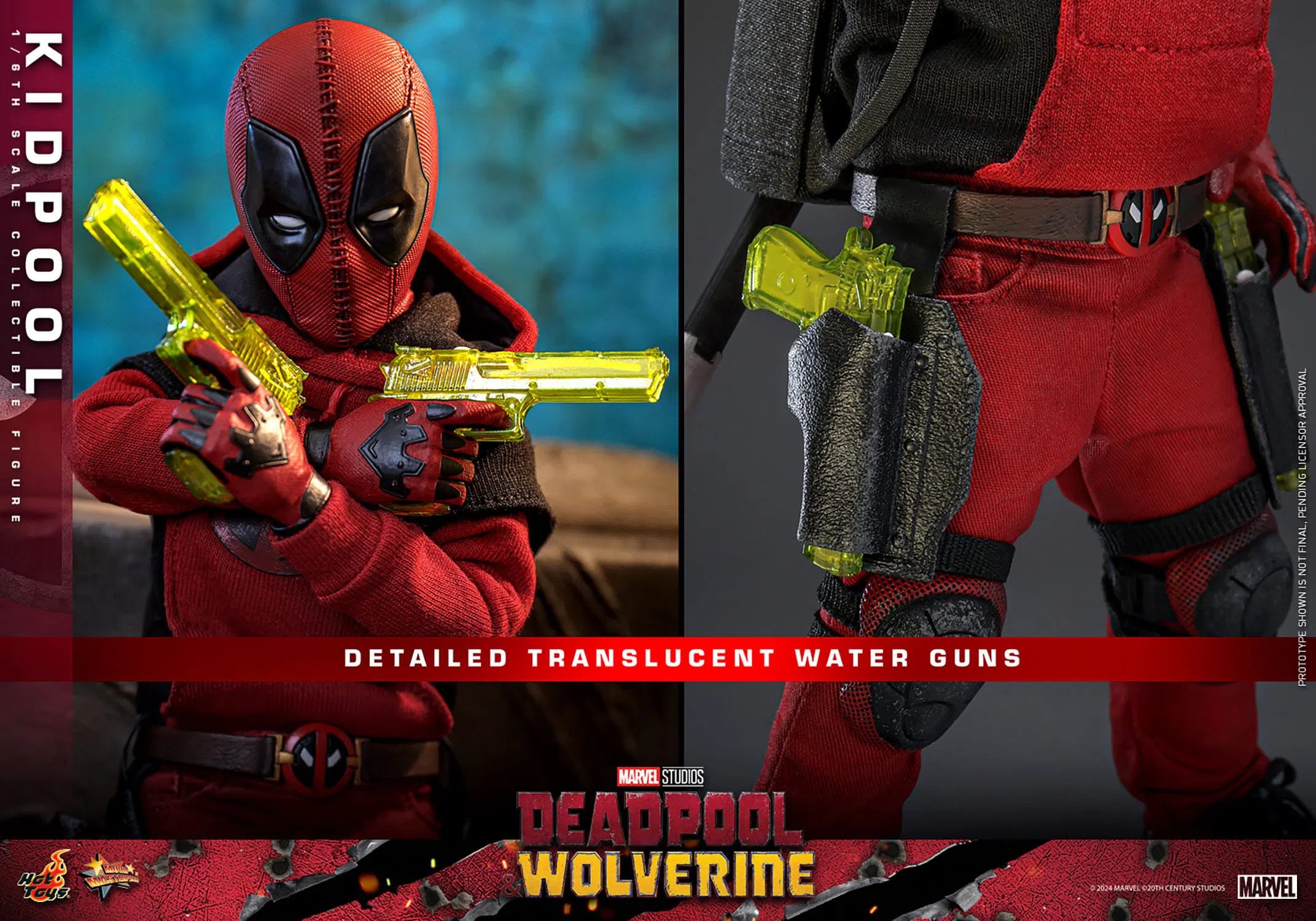 Deadpool & Wolverine: Kidpool: Hot Toys Sideshow