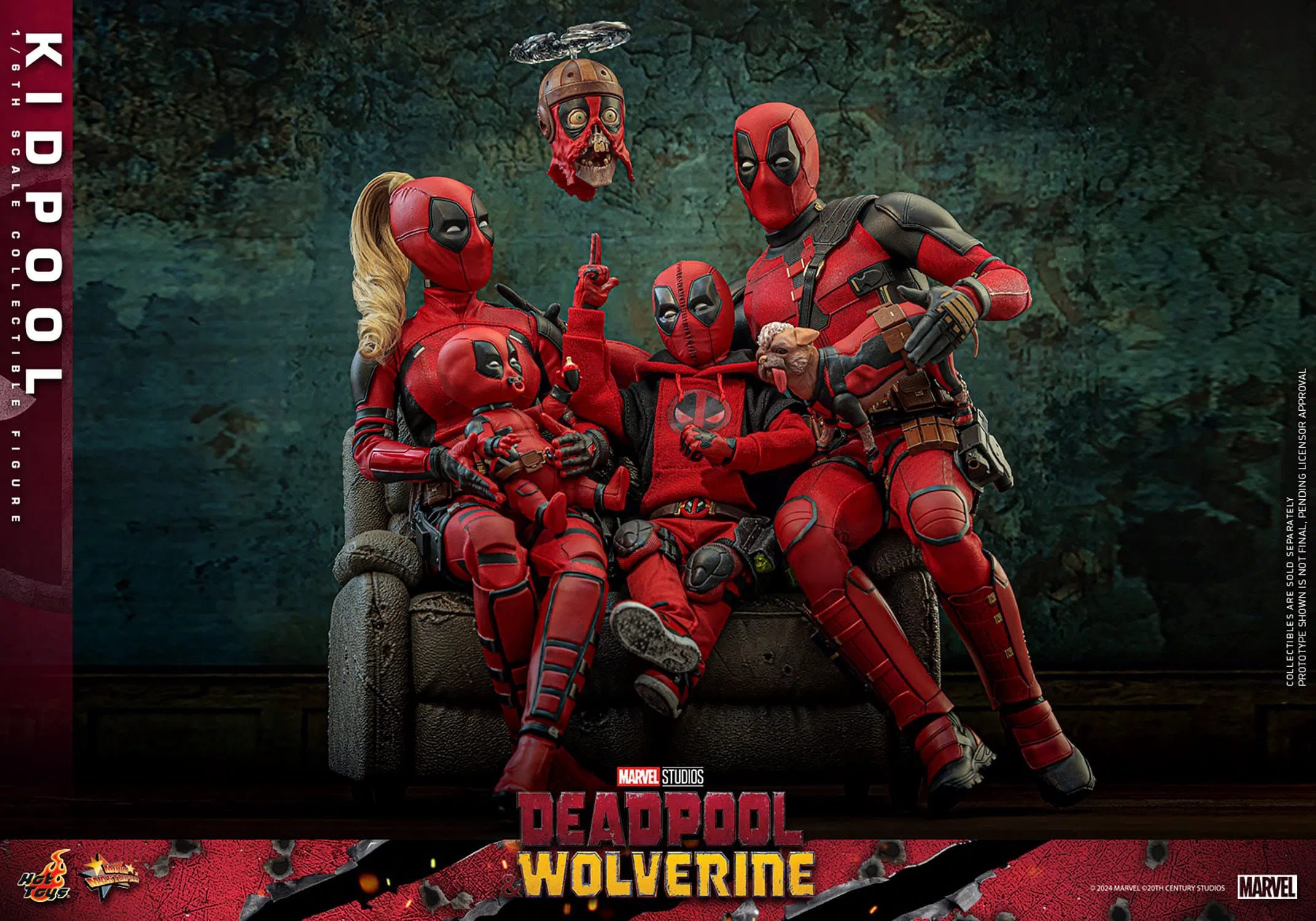 Deadpool & Wolverine: Kidpool: Hot Toys Sideshow