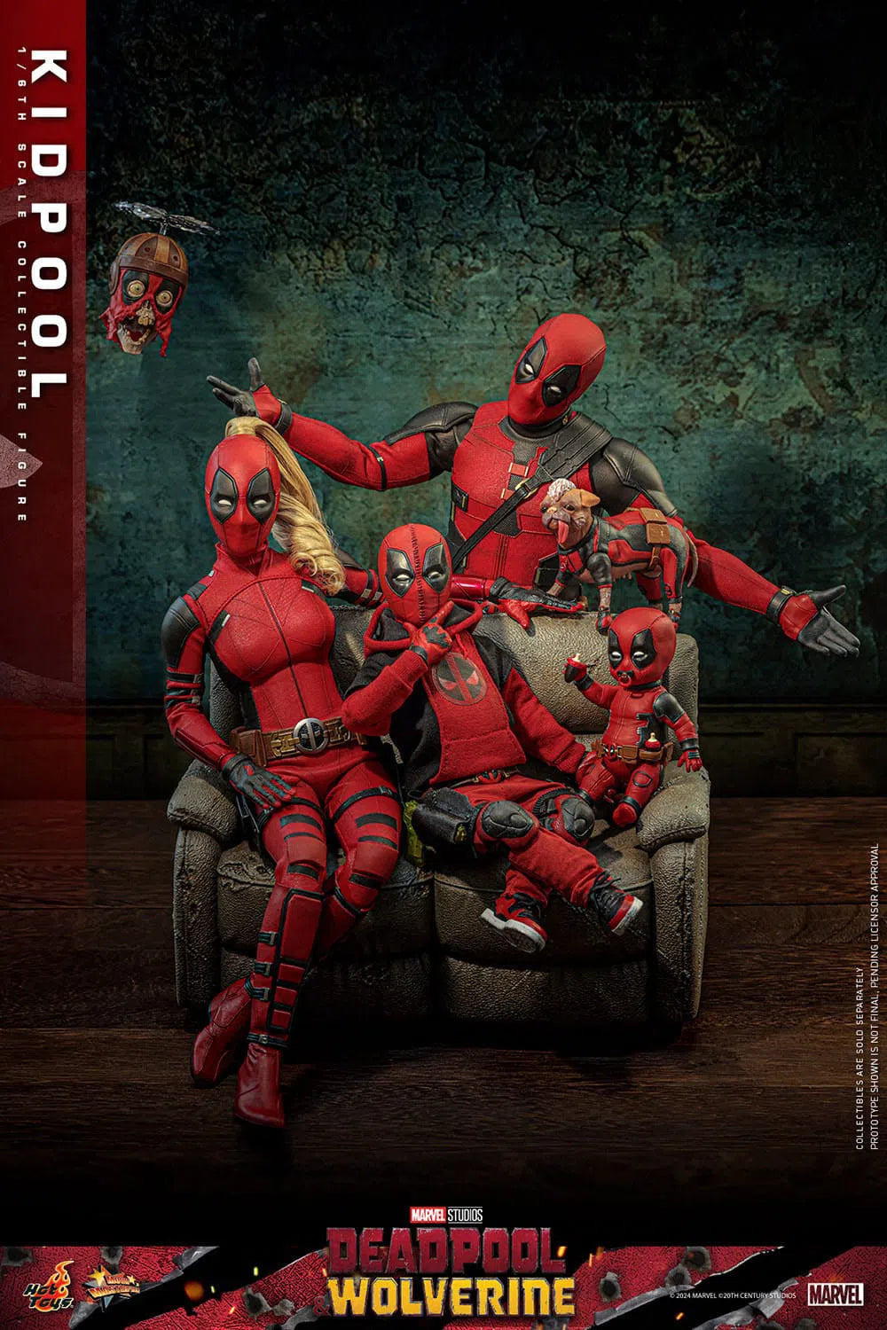 Deadpool & Wolverine: Kidpool: Hot Toys Sideshow