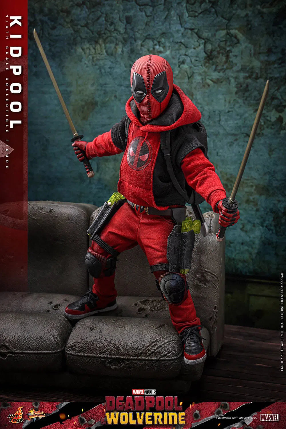 Deadpool & Wolverine: Kidpool: Hot Toys Sideshow