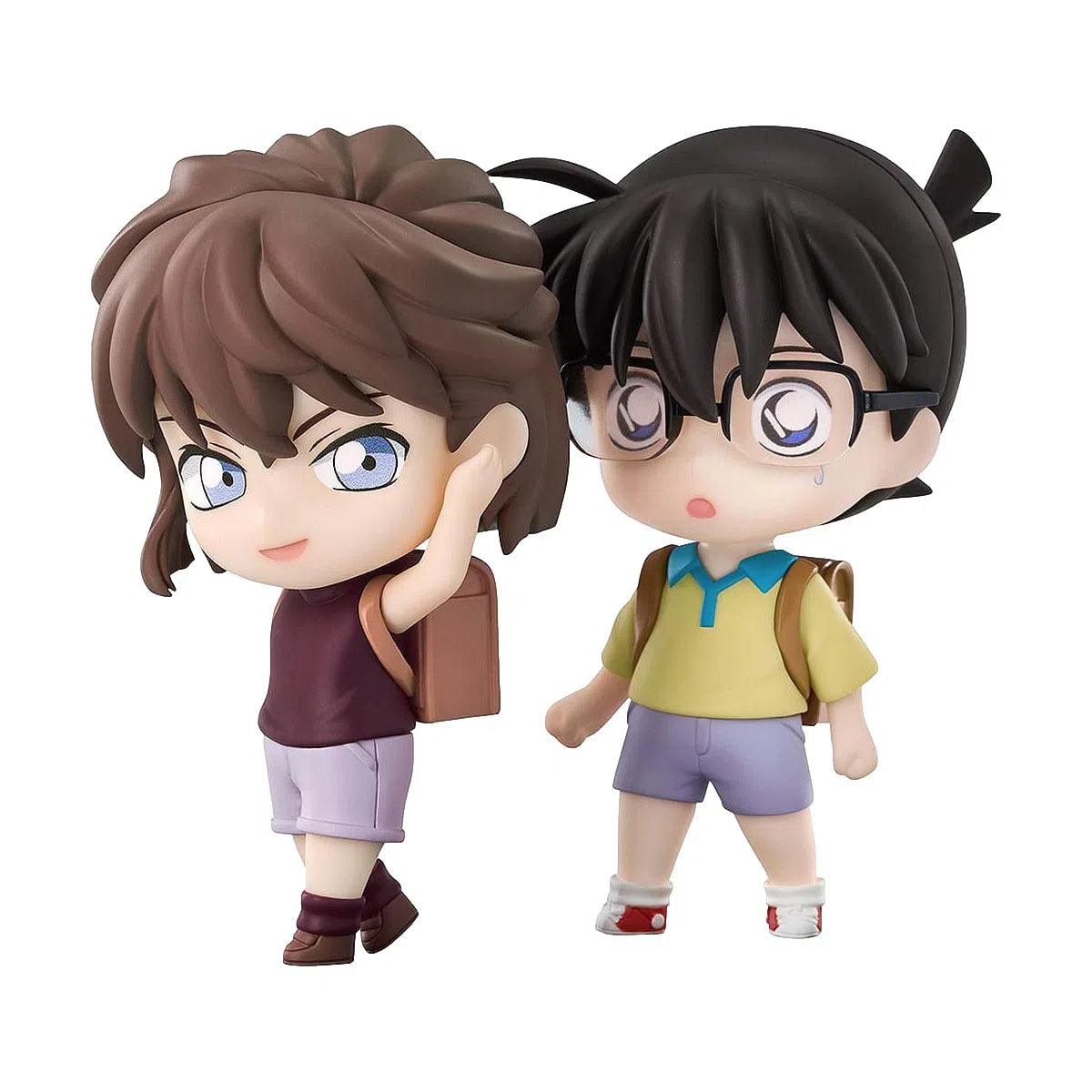 Detective Conan: Conan Edogawa & Ai Haibara: Qset+ Mini-Figure 2-Pack: 8cm Good Smile Company