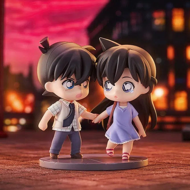 Detective Conan: Shinichi Kudo & Ran Mori: Qset+ Mini-Figure 2-Pack: 8cm