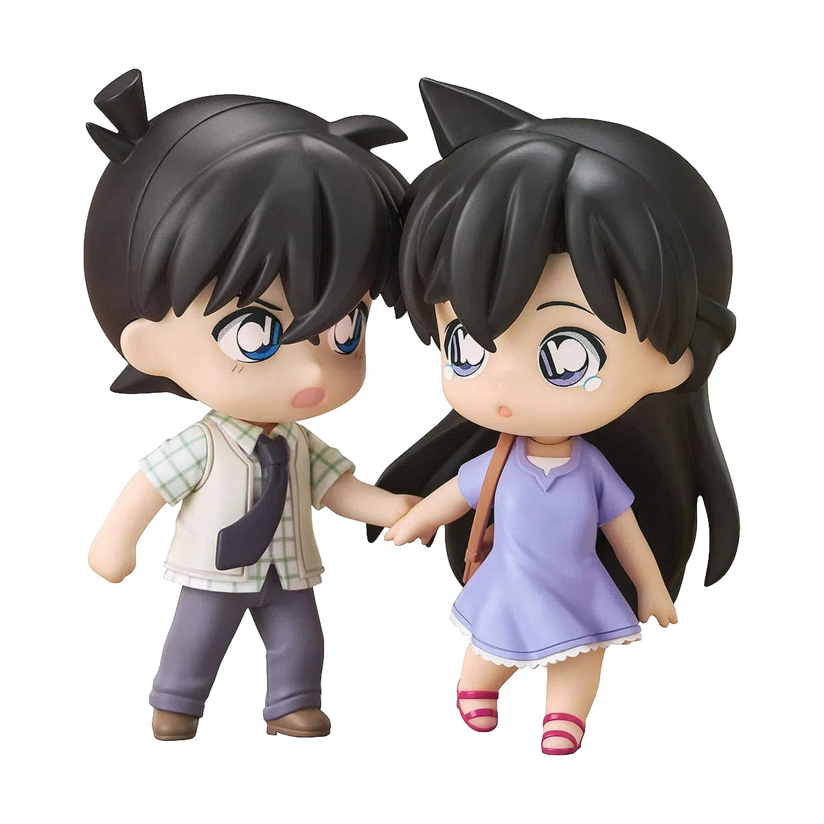 Detective Conan: Shinichi Kudo & Ran Mori: Qset+ Mini-Figure 2-Pack: 8cm Good Smile Company
