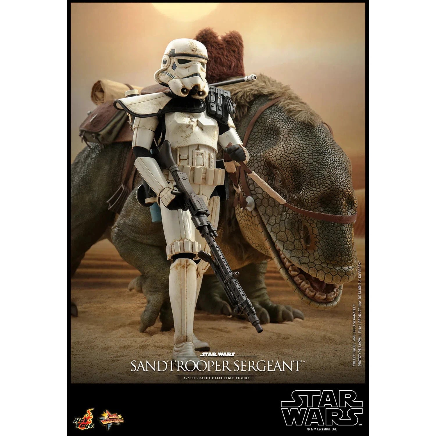 Dewback Deluxe & Sandtrooper Sergeant: Star Wars: A New Hope Hot Toys