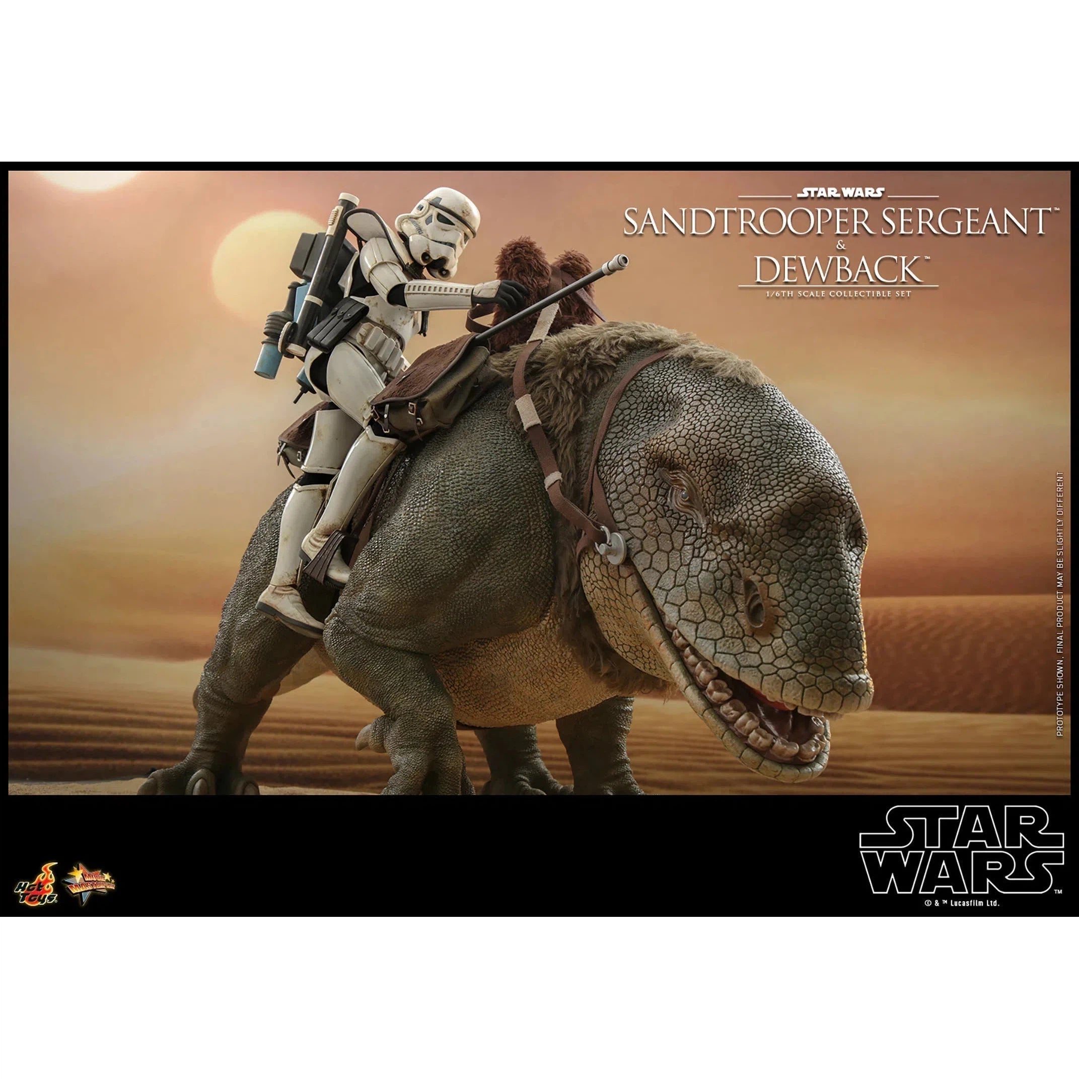 Dewback Deluxe & Sandtrooper Sergeant: Star Wars: A New Hope Hot Toys