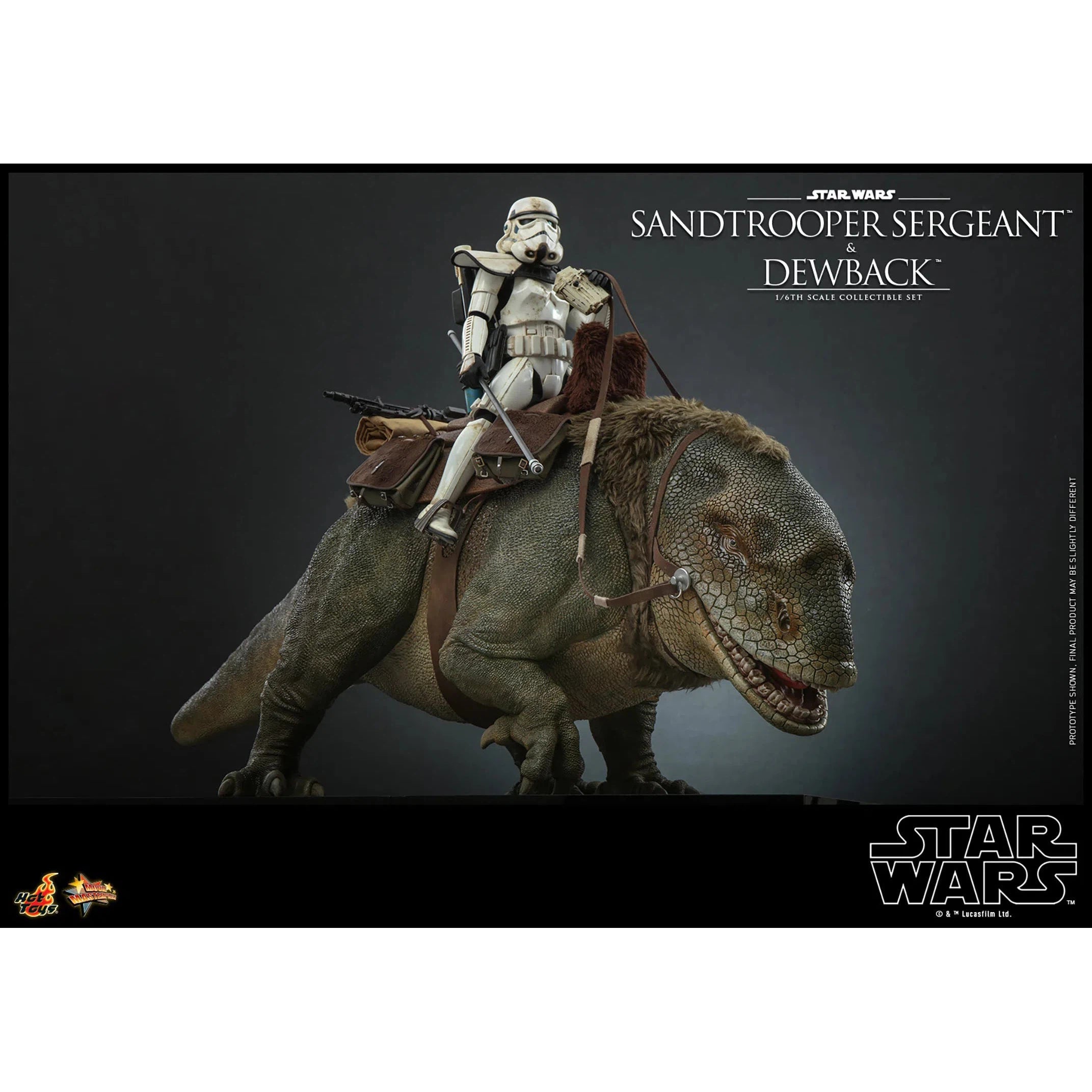 Dewback Deluxe & Sandtrooper Sergeant: Star Wars: A New Hope Hot Toys