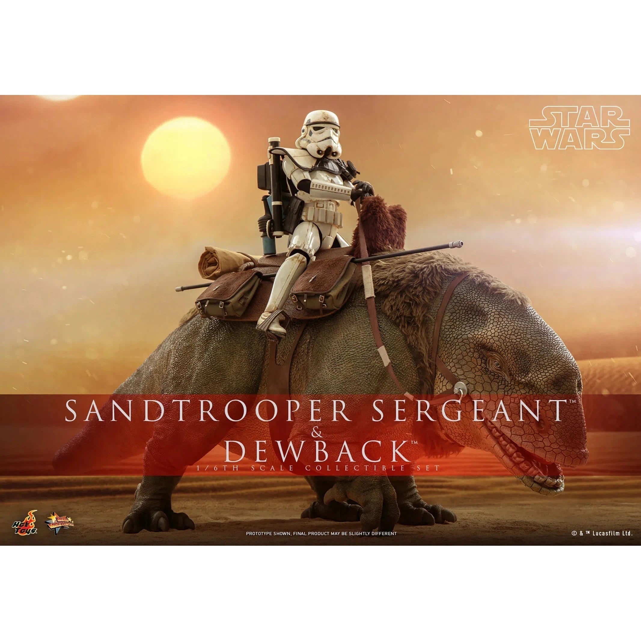 Dewback Deluxe & Sandtrooper Sergeant: Star Wars: A New Hope Hot Toys