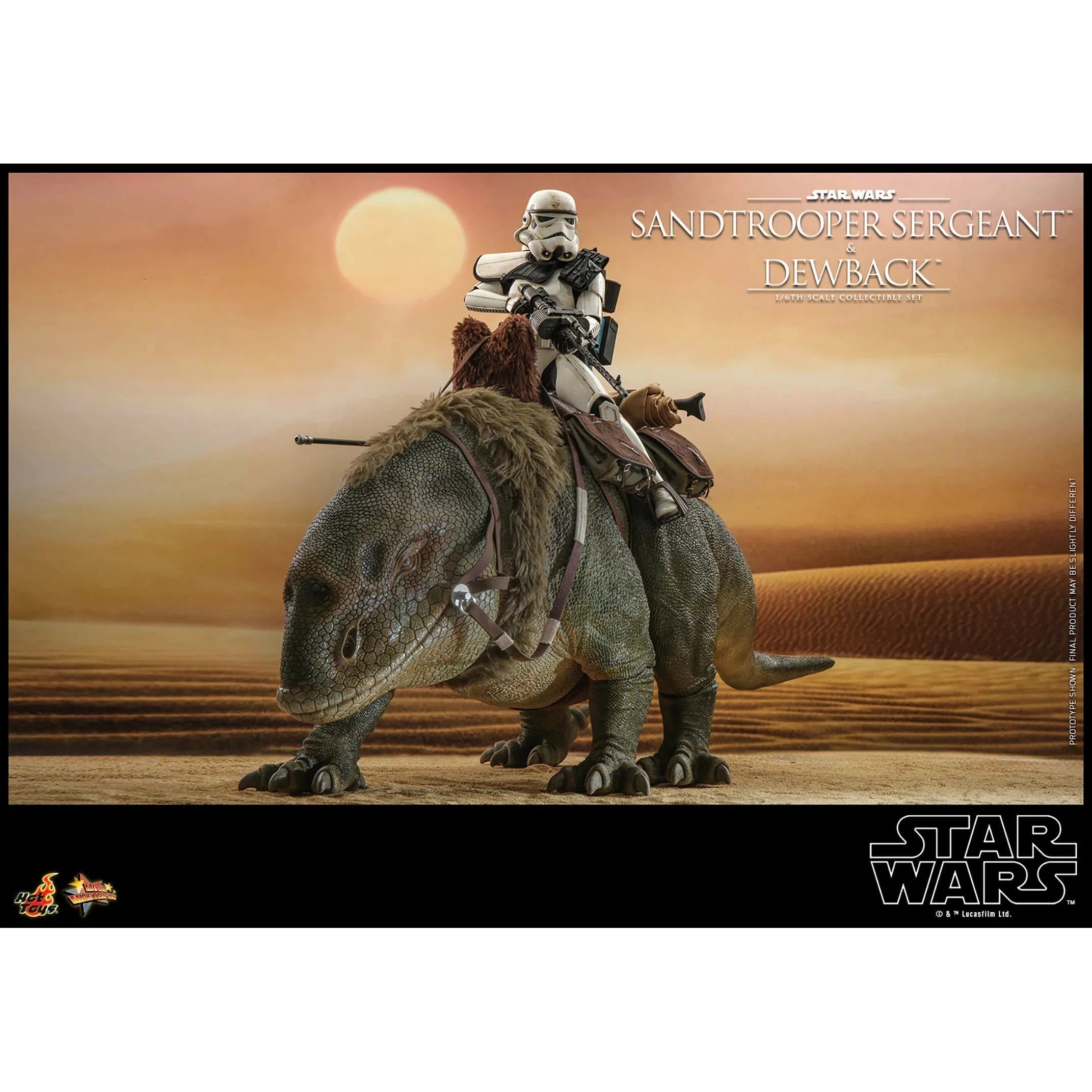 Dewback Deluxe & Sandtrooper Sergeant: Star Wars: A New Hope Hot Toys