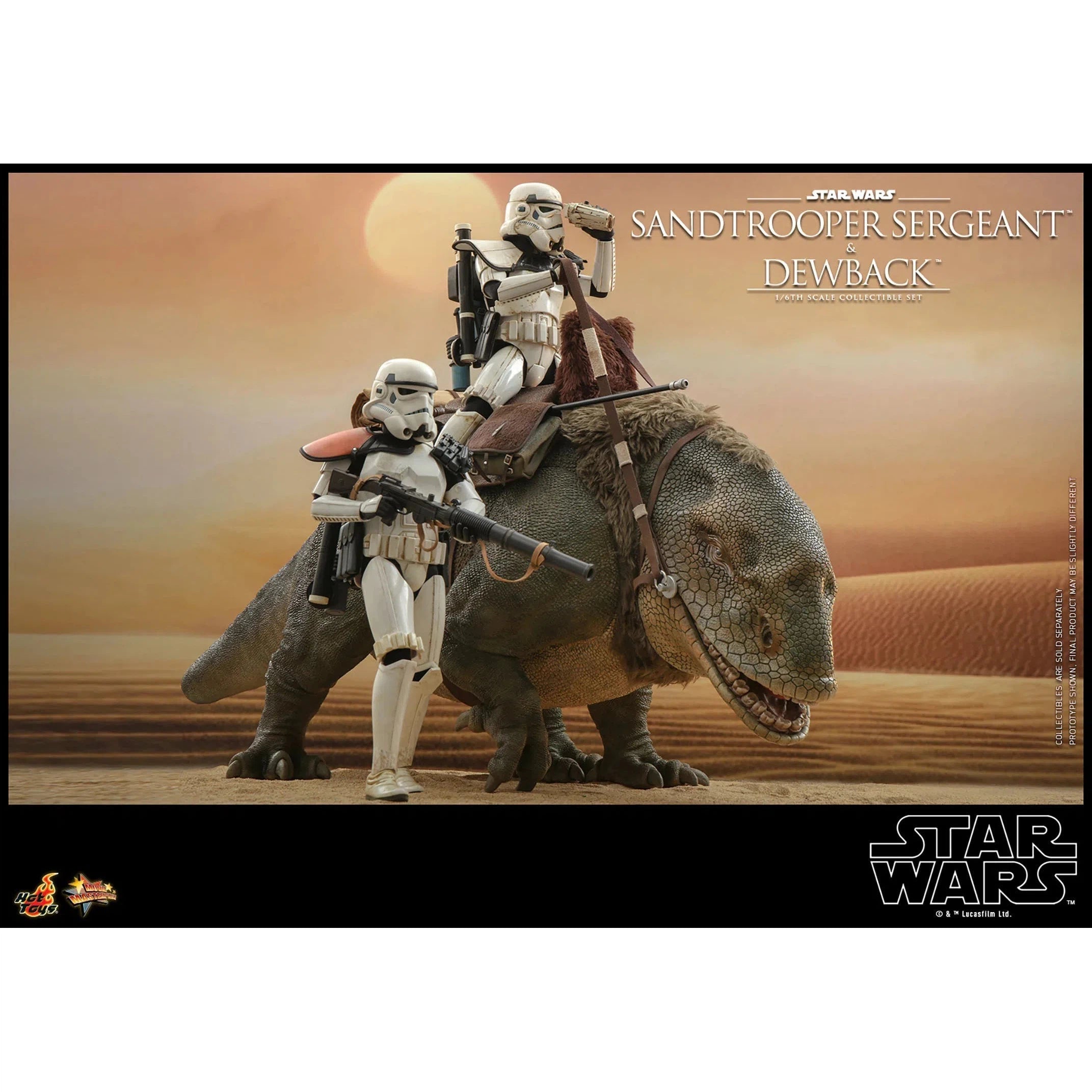 Dewback Deluxe & Sandtrooper Sergeant: Star Wars: A New Hope Hot Toys